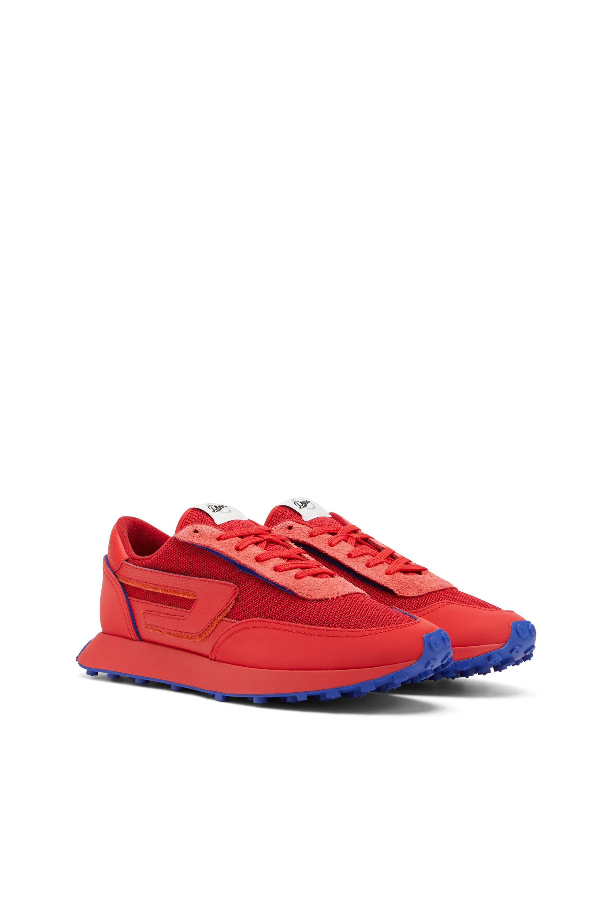 Diesel - S-RACER LC, S-Racer Lc - Sneakers en mesh, daim et nylon Homme in Rouge - 2