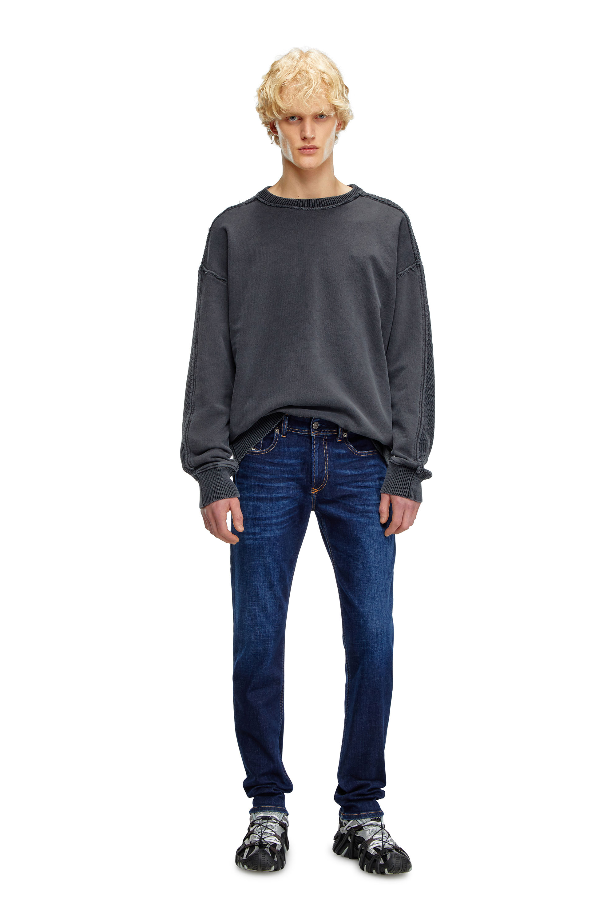 Diesel - Male's Skinny Jeans 1979 Sleenker 09J17, Dark Blue - 2