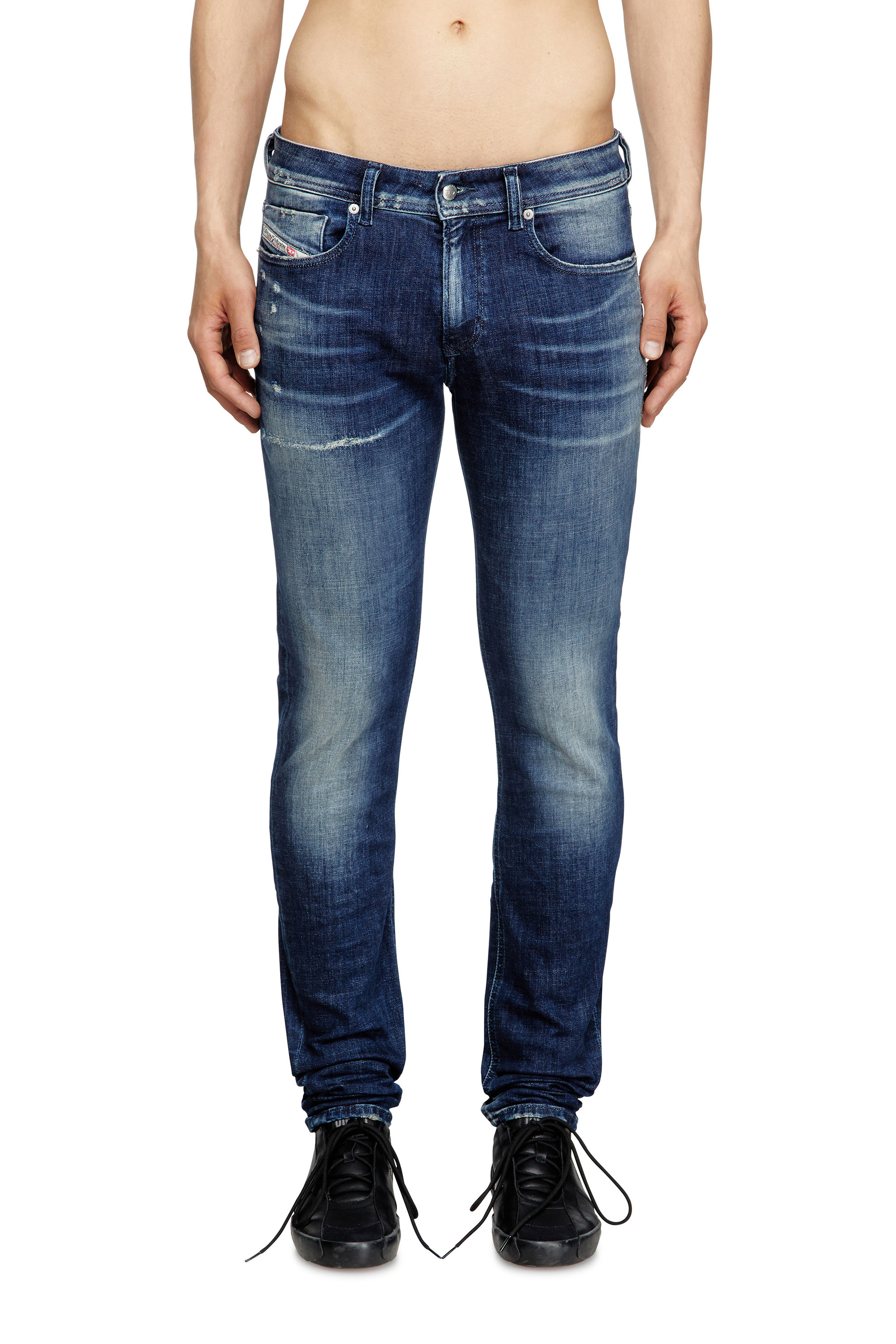 Diesel - Male's Skinny Jeans 1979 Sleenker 09L97, Dark Blue - 1