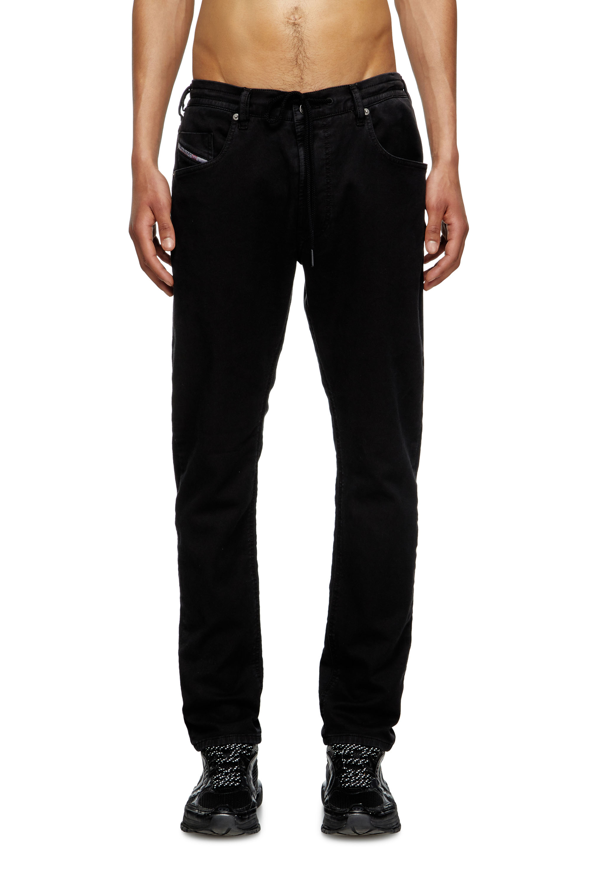 Diesel - Male's Regular 2030 D-Krooley Joggjeans® 068NH, Black/Dark Grey - 1