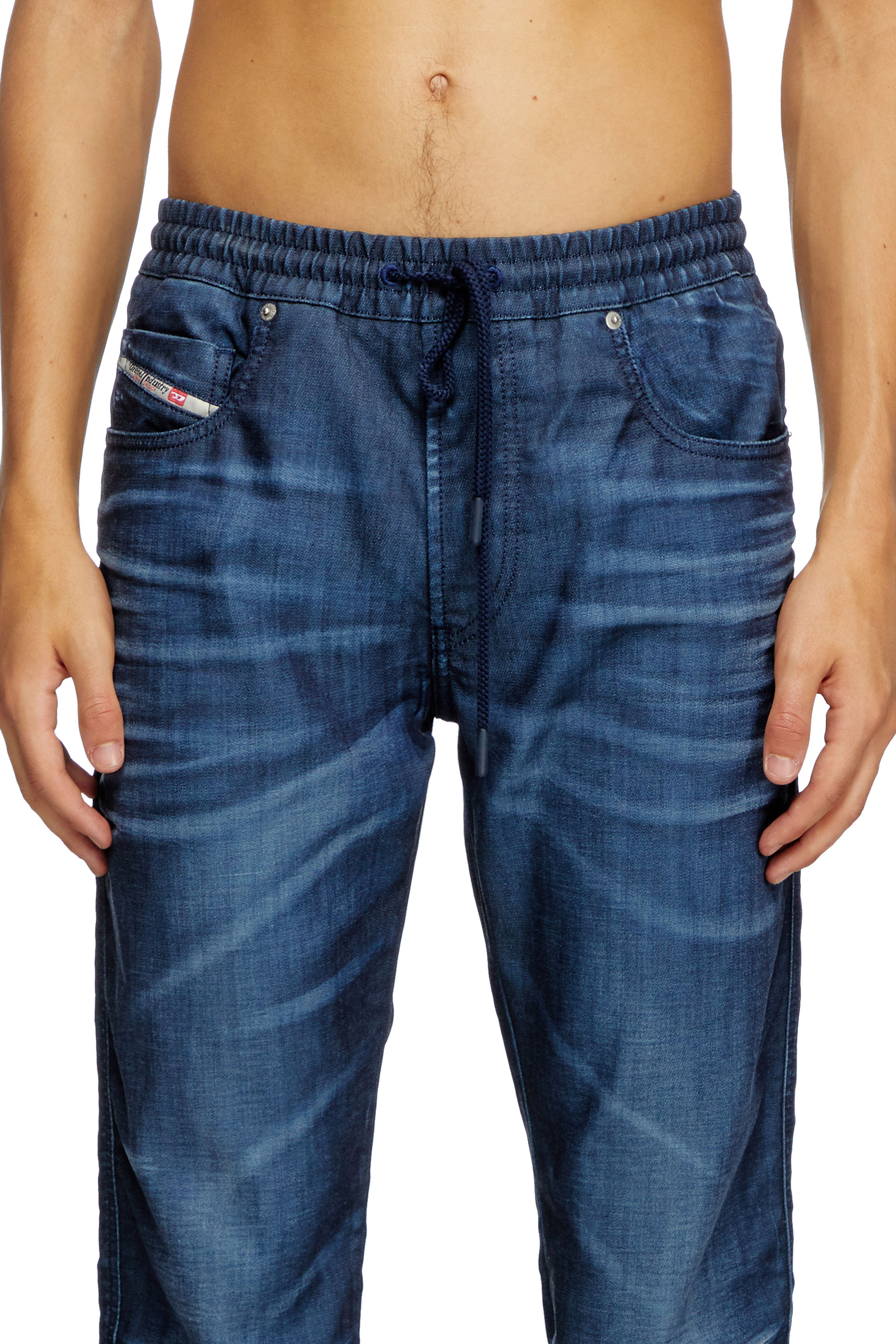 Diesel - Slim 2060 D-Strukt Joggjeans® 068PY Homme, Bleu Foncé - Image 5