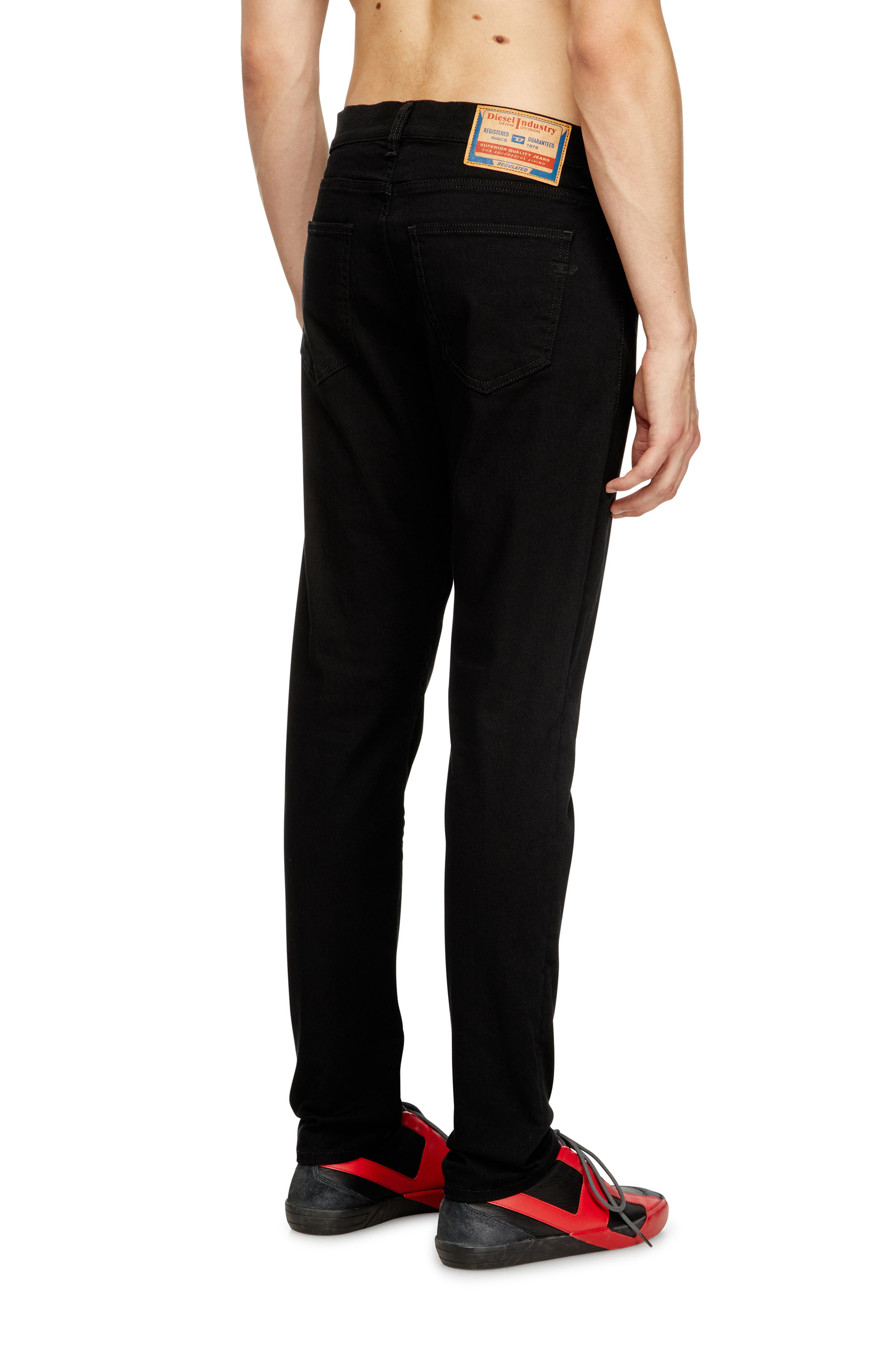 Diesel - Male's Slim Jeans 2019 D-Strukt 069YP, Black/Dark Grey - 4