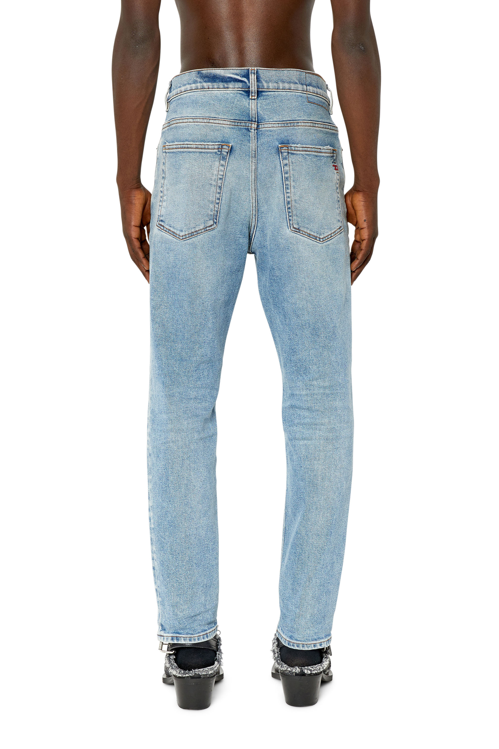 Diesel - 2005 D-Fining 09E86 Tapered Jeans, Bleu Clair - Image 2