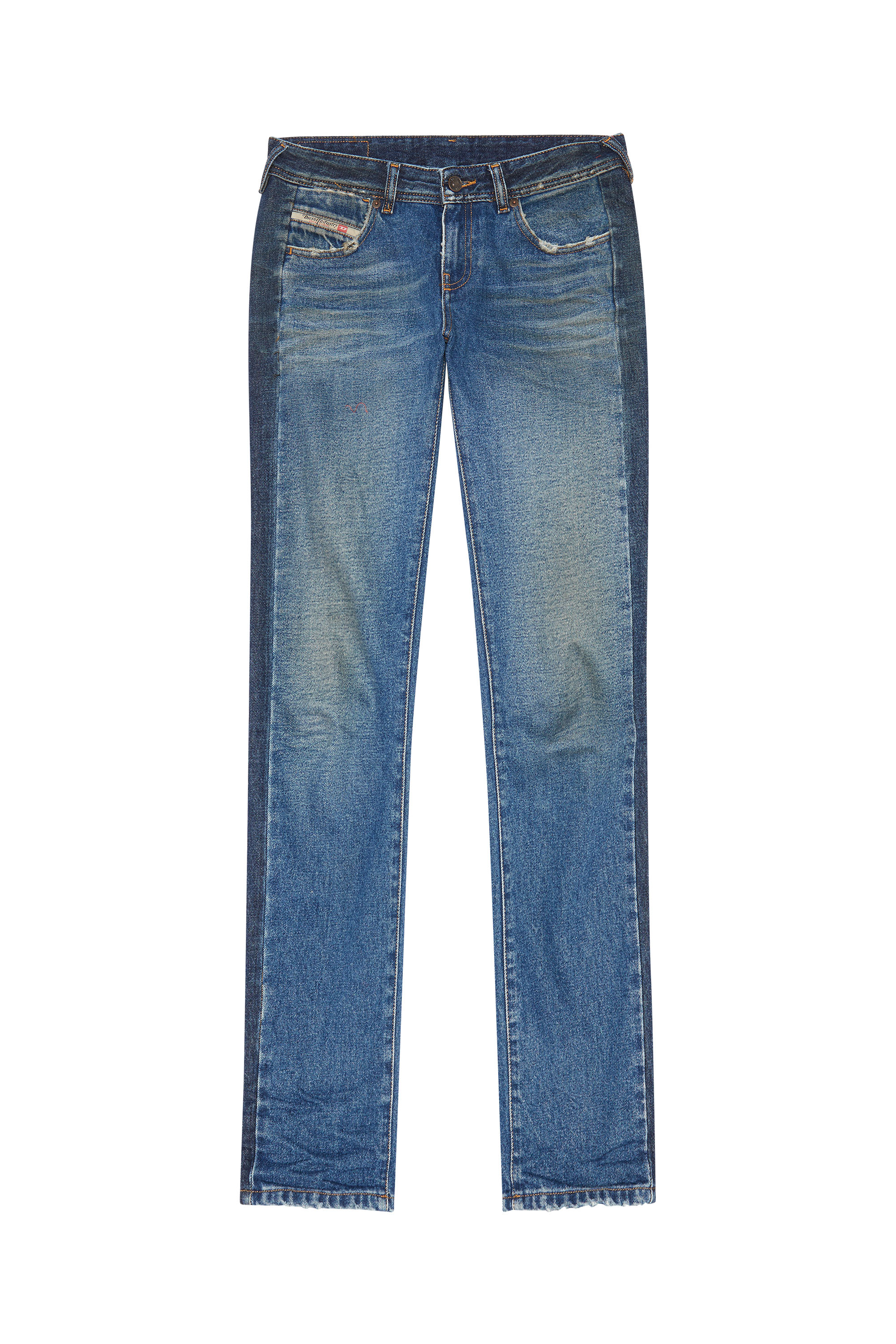 Diesel - 2002 09E22 Straight Jeans, Medium Blue - Image 1