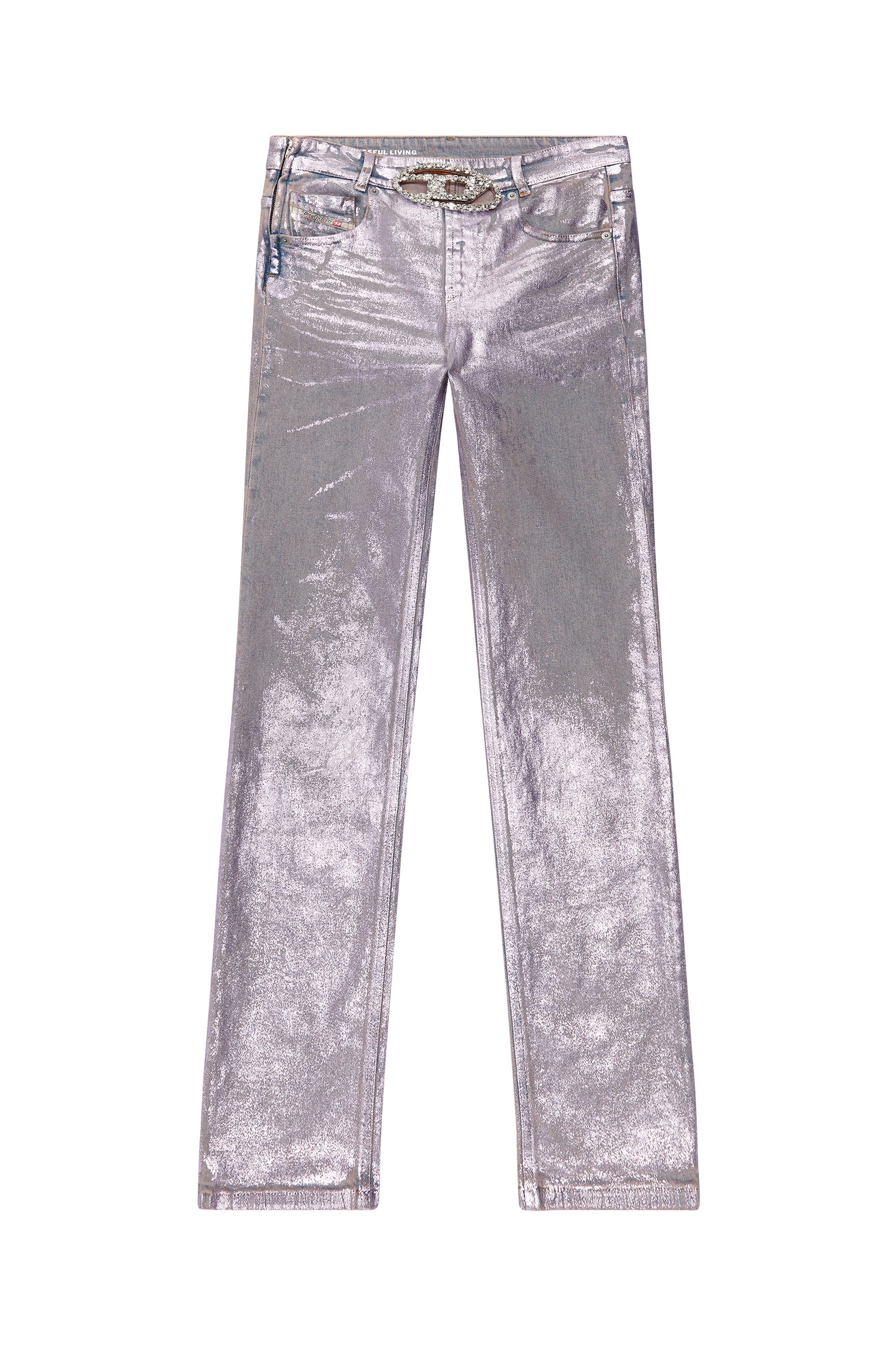 Diesel - Female Straight Jeans 1989 D-Mine 0PGAP, Pink - Image 3