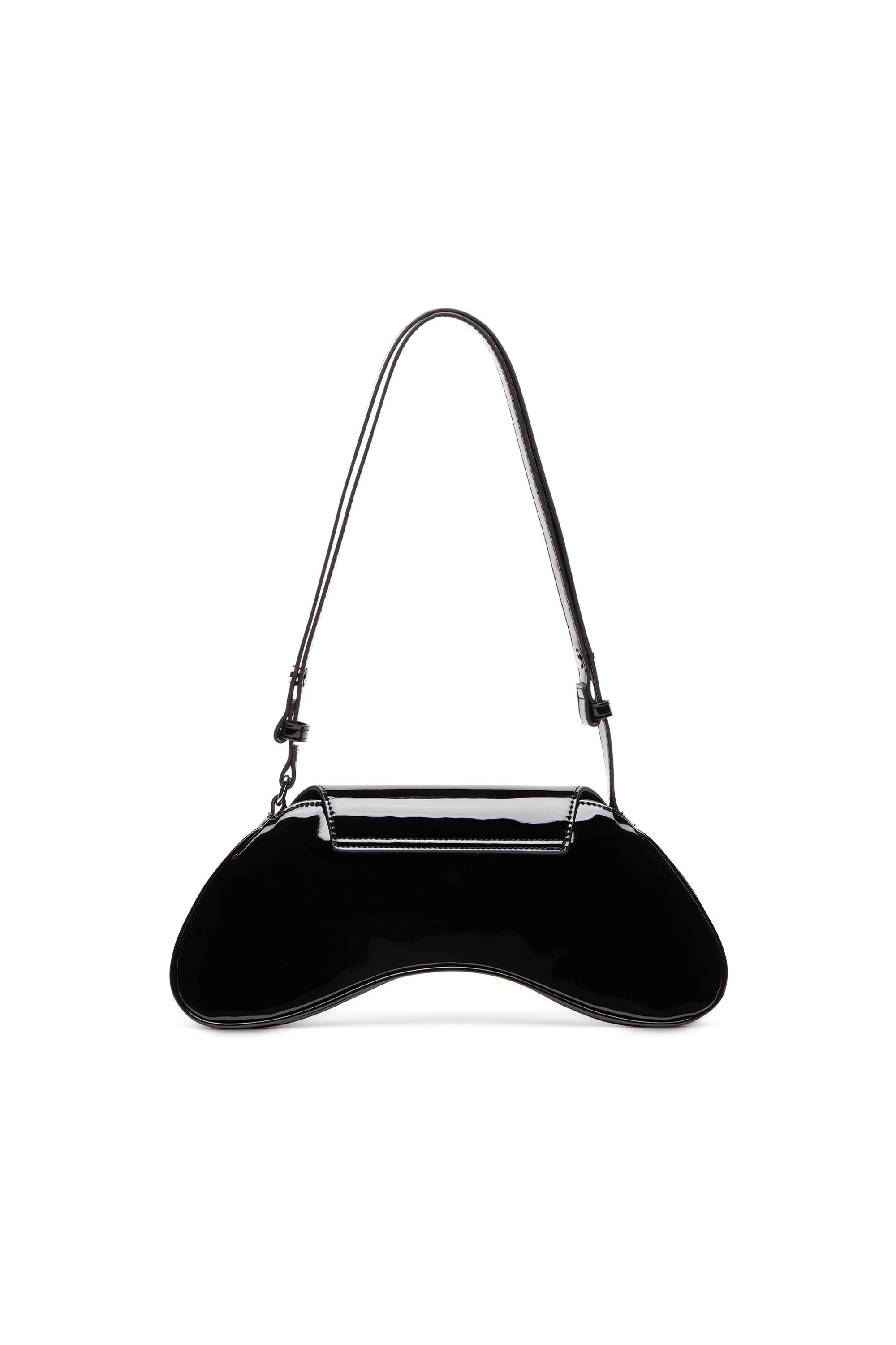 Diesel - PLAY CROSSBODY, Female Play-Glossy crossbody bag in Black - Image 2