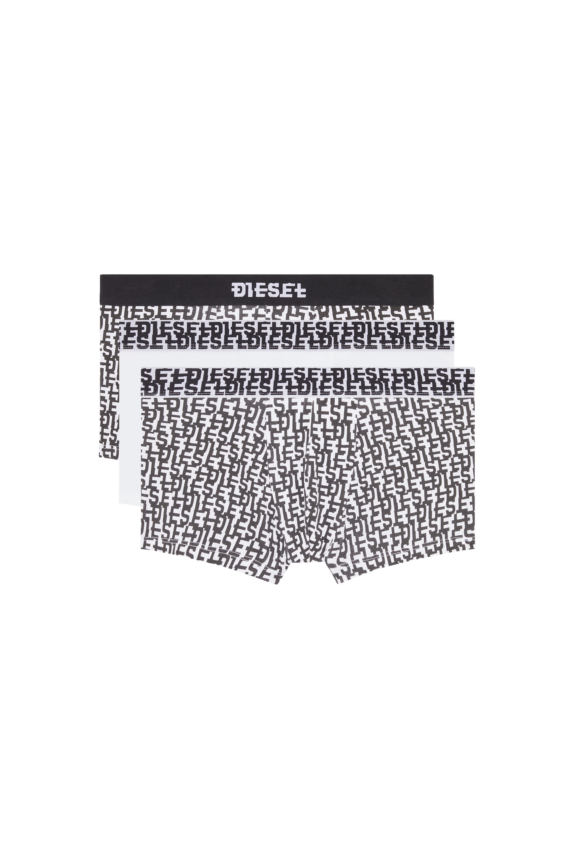 UMBX-DAMIENTHREEPACK, Black/White - Trunks