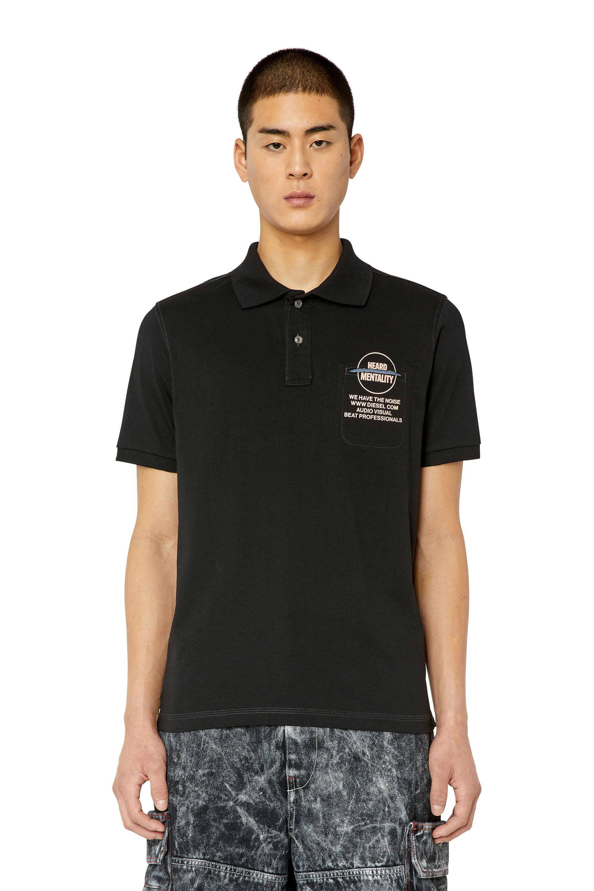 Diesel - T-SPOUCH, Black - Image 1