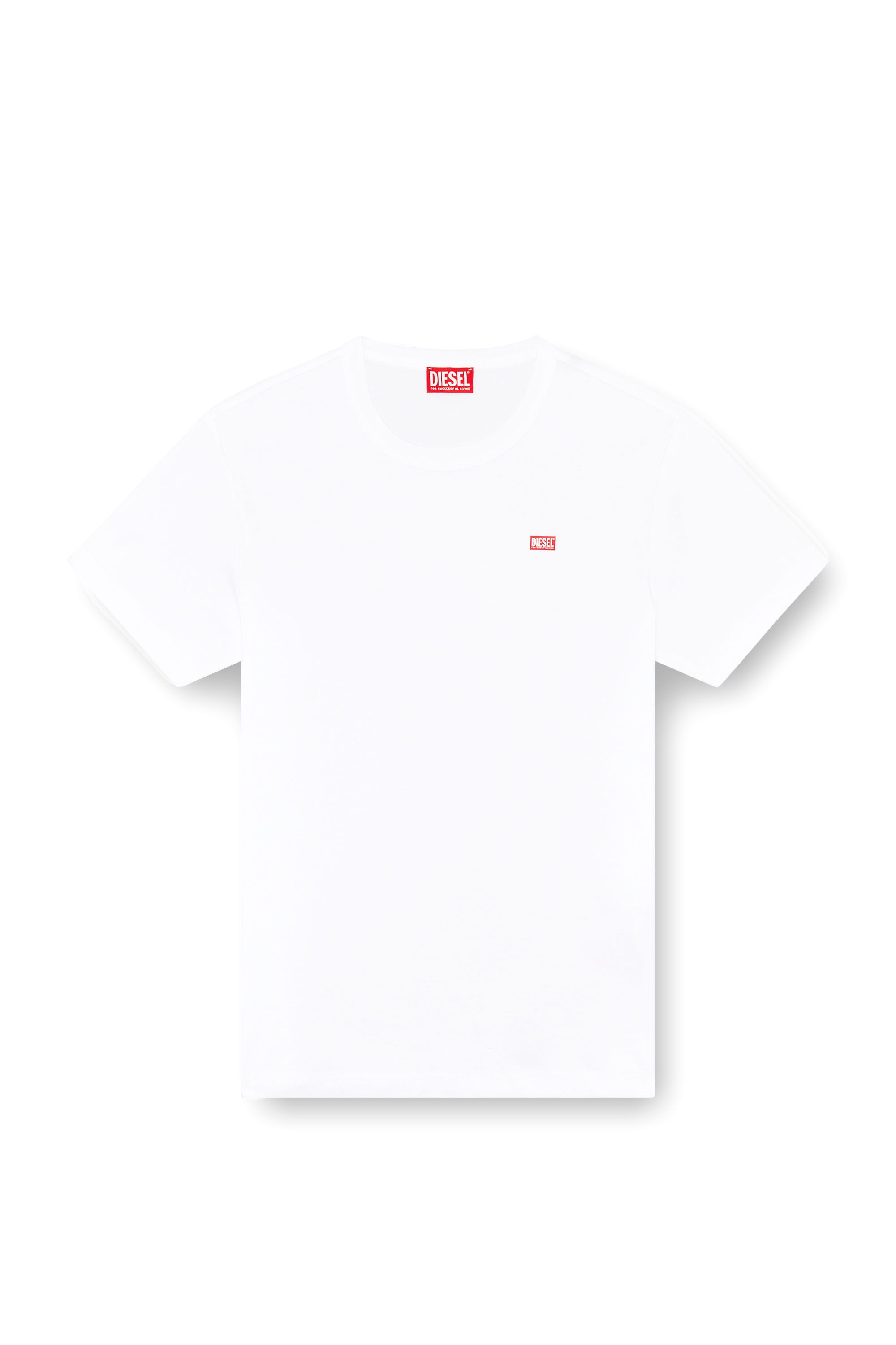 Diesel - T-MIEGOR-K77, Male's T-shirt in mercerised cotton in White - 3