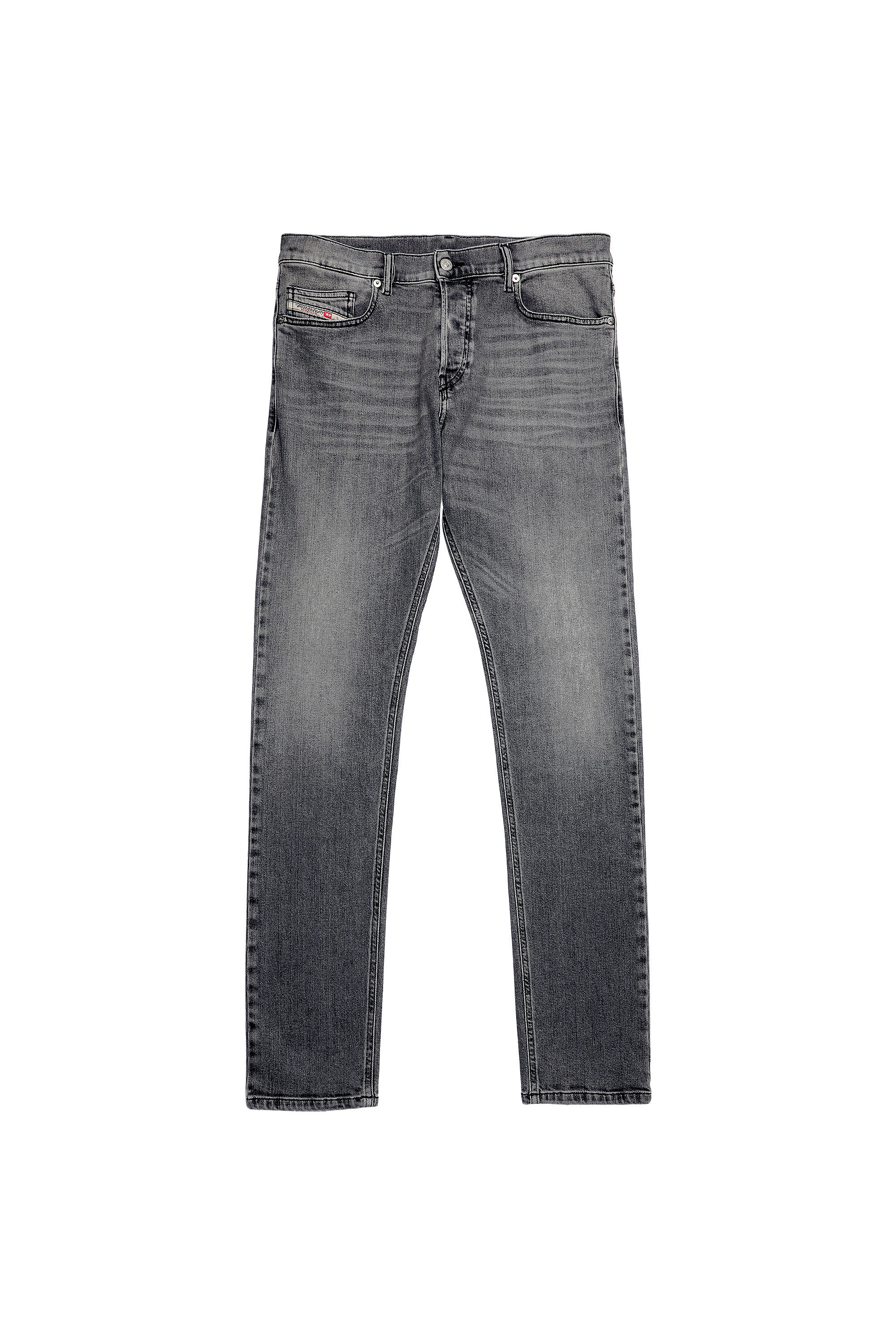 Diesel - D-Luster 09A10 Slim Jeans, Gris Clair - Image 6