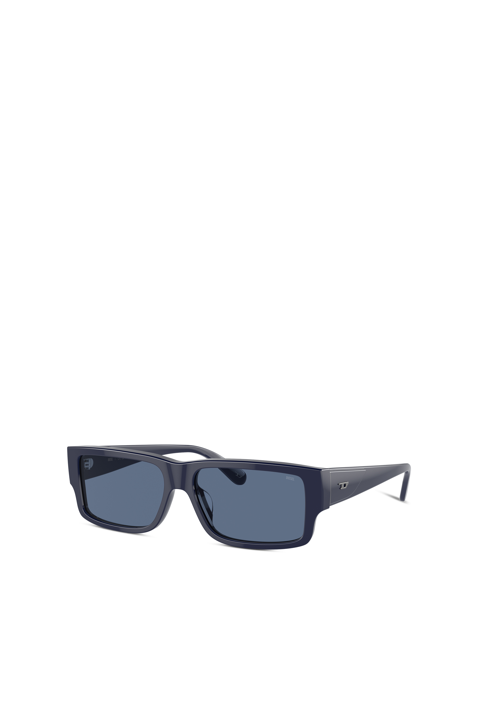 Diesel - 0DL2003, Male Rectangle sunglasses in Blue - Image 4