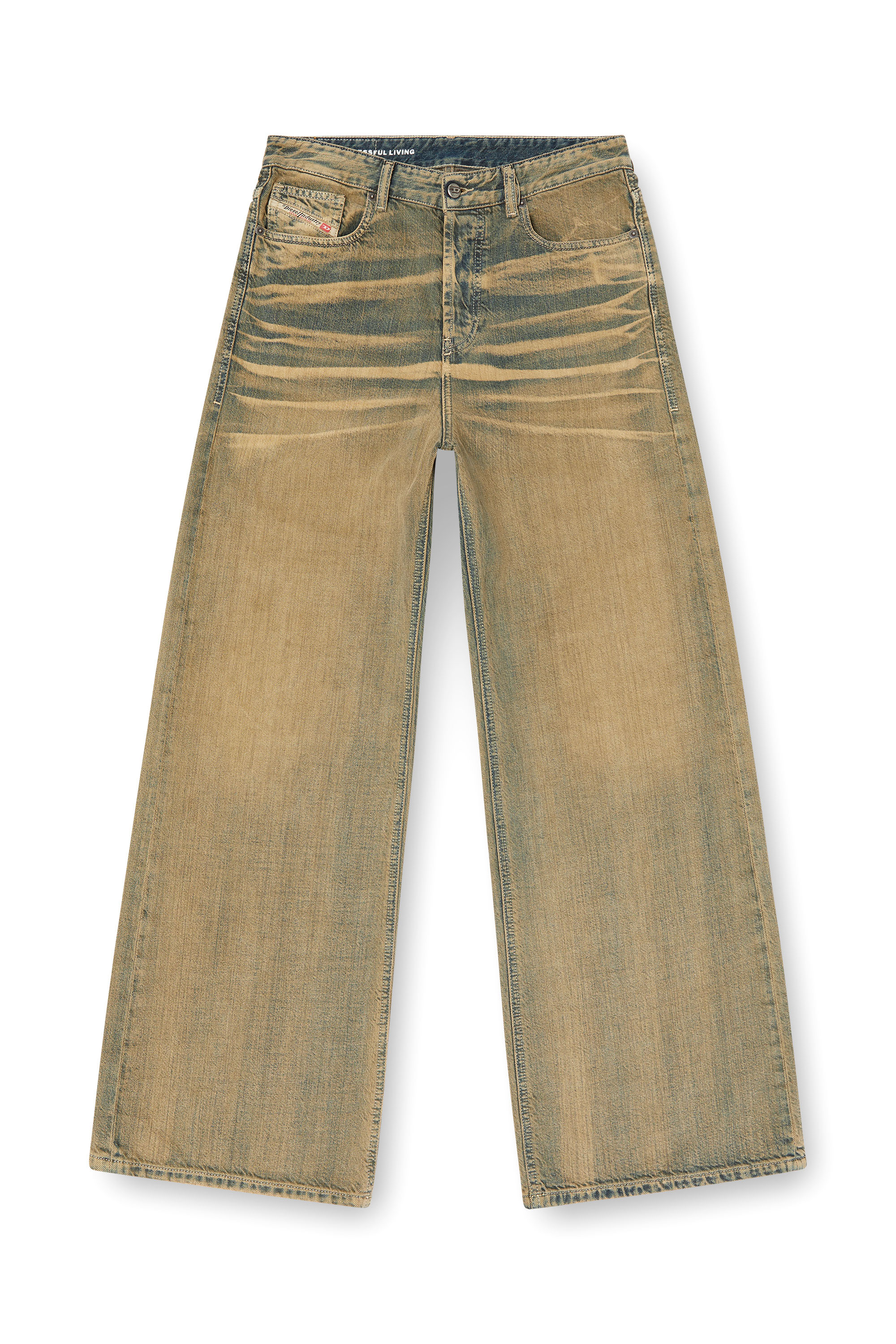 Diesel - Female's Relaxed Jeans 1996 D-Sire 09L49, Medium Blue - 3