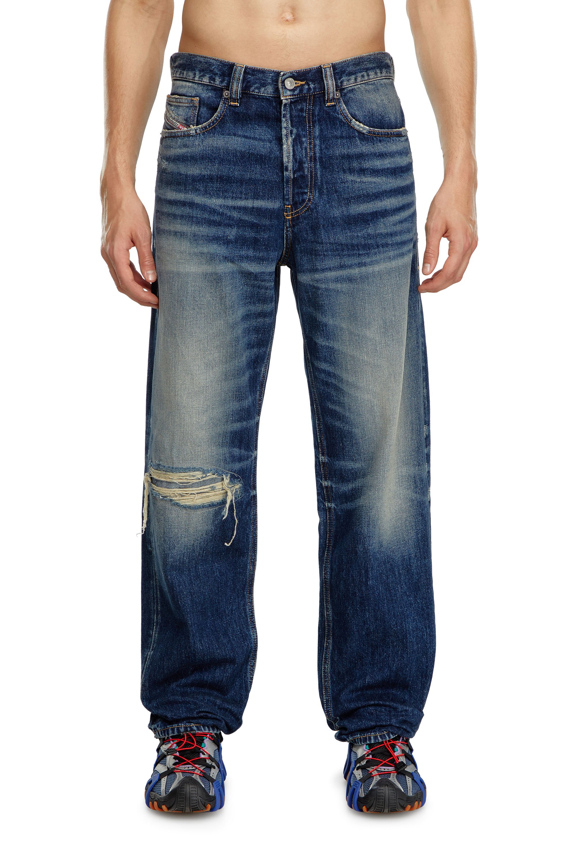 Diesel - Male Straight Jeans 2010 D-Macs 09J95, Dark Blue - Image 1