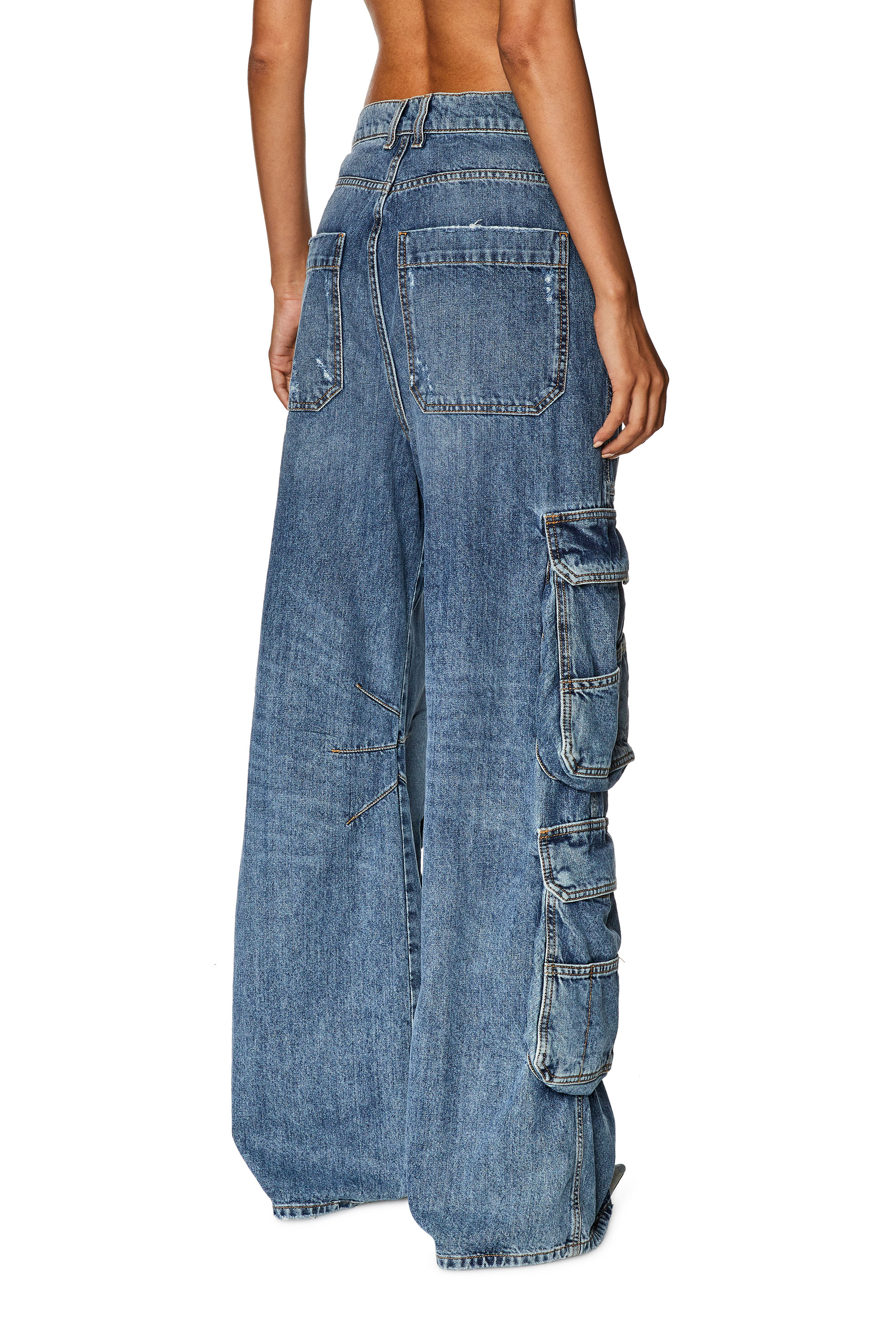 Diesel - Female Straight Jeans 1996 D-Sire 0NLAX, Medium Blue - Image 4