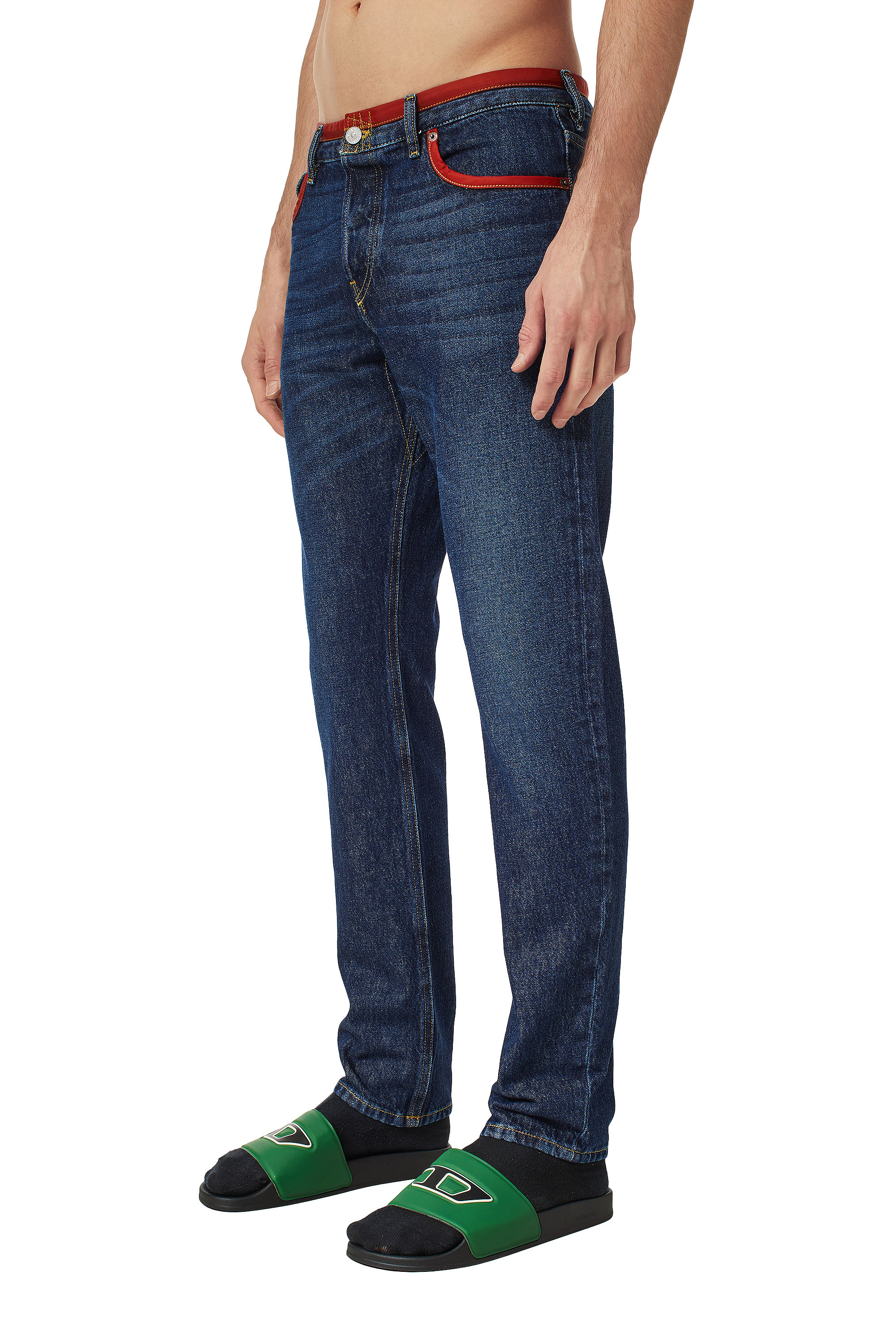 Diesel - 1995 D-Sark 09C88 Straight Jeans, Bleu Foncé - Image 4