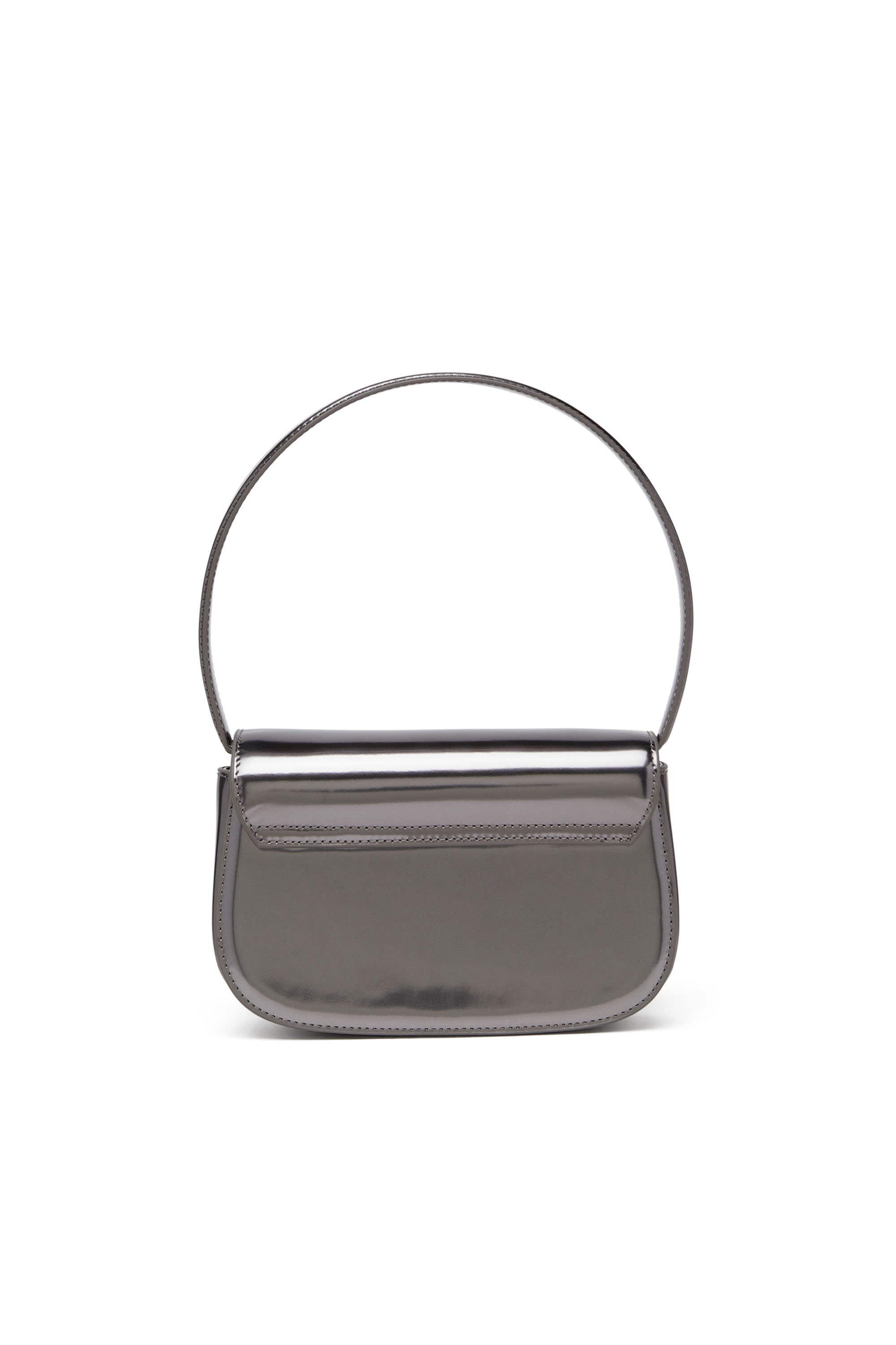 Diesel - 1DR, Female's 1DR-Iconic shoulder bag in mirrored leather in Grey - 2