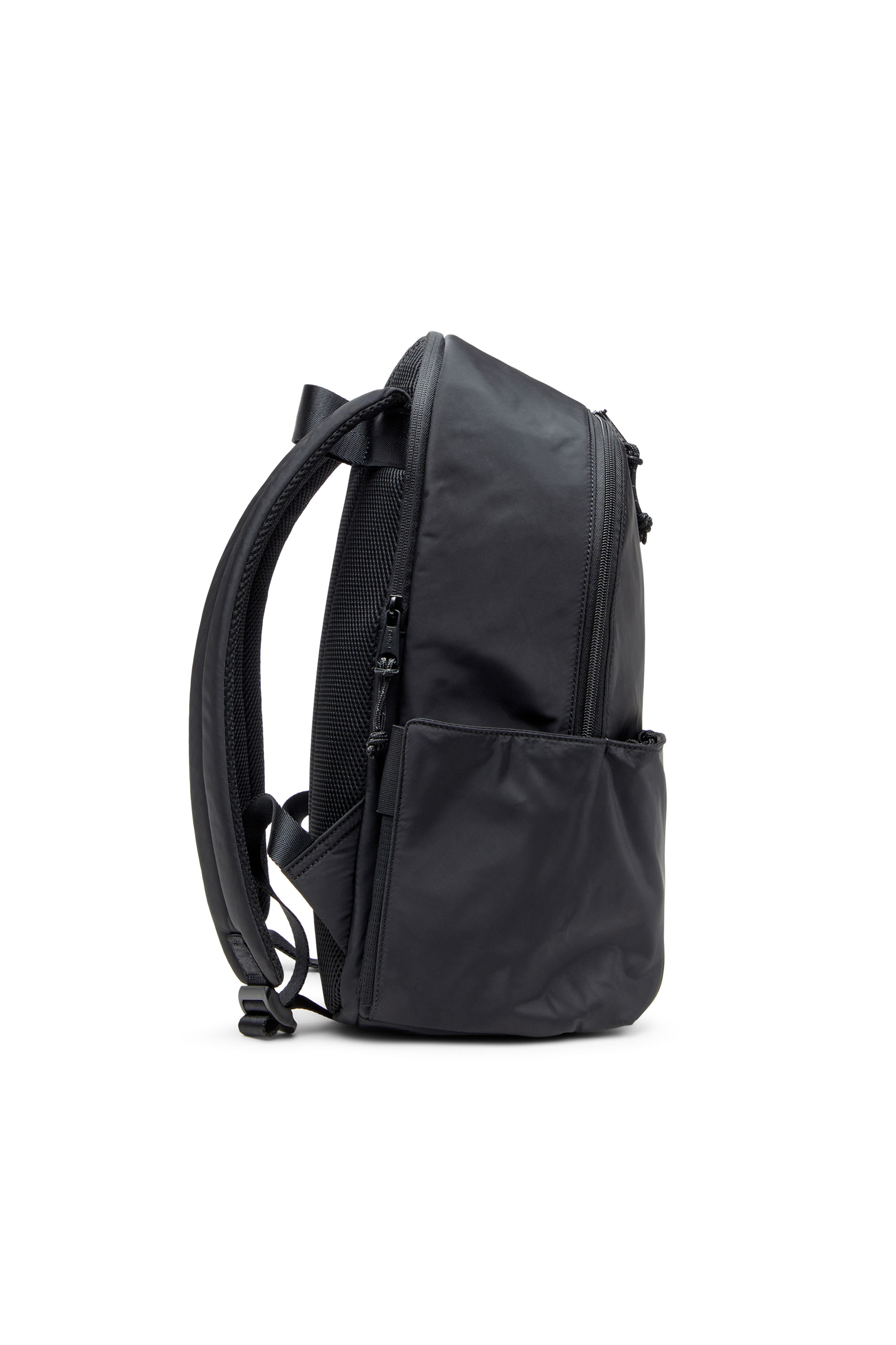 Diesel - D-PACK BACKPACK X, Sac à dos en tissu au toucher satiné Homme in Noir - 3