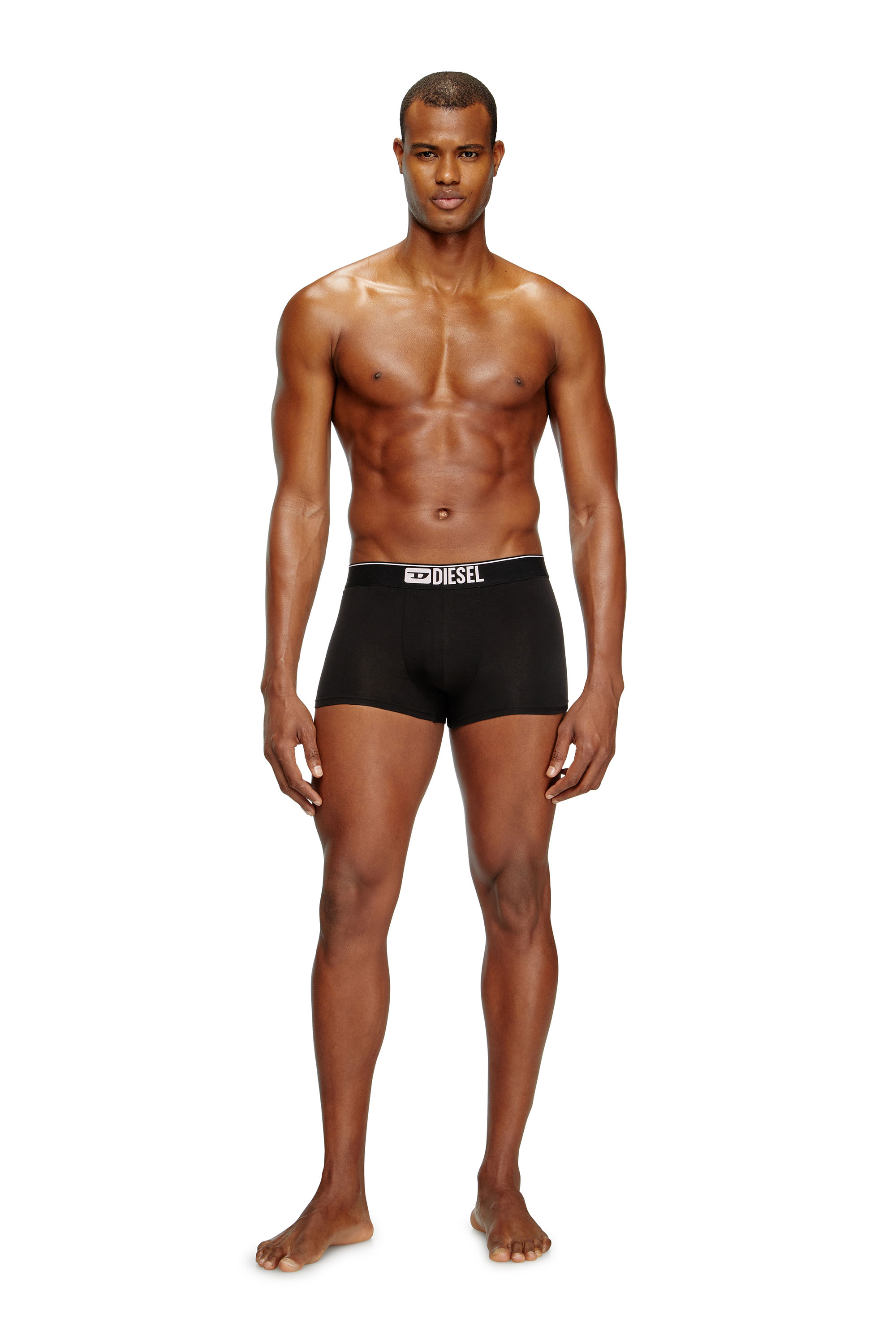 Diesel - UMBX-DAMIENTHREEPACK, Male's Three-pack of plain boxer in Black/Pink - 2