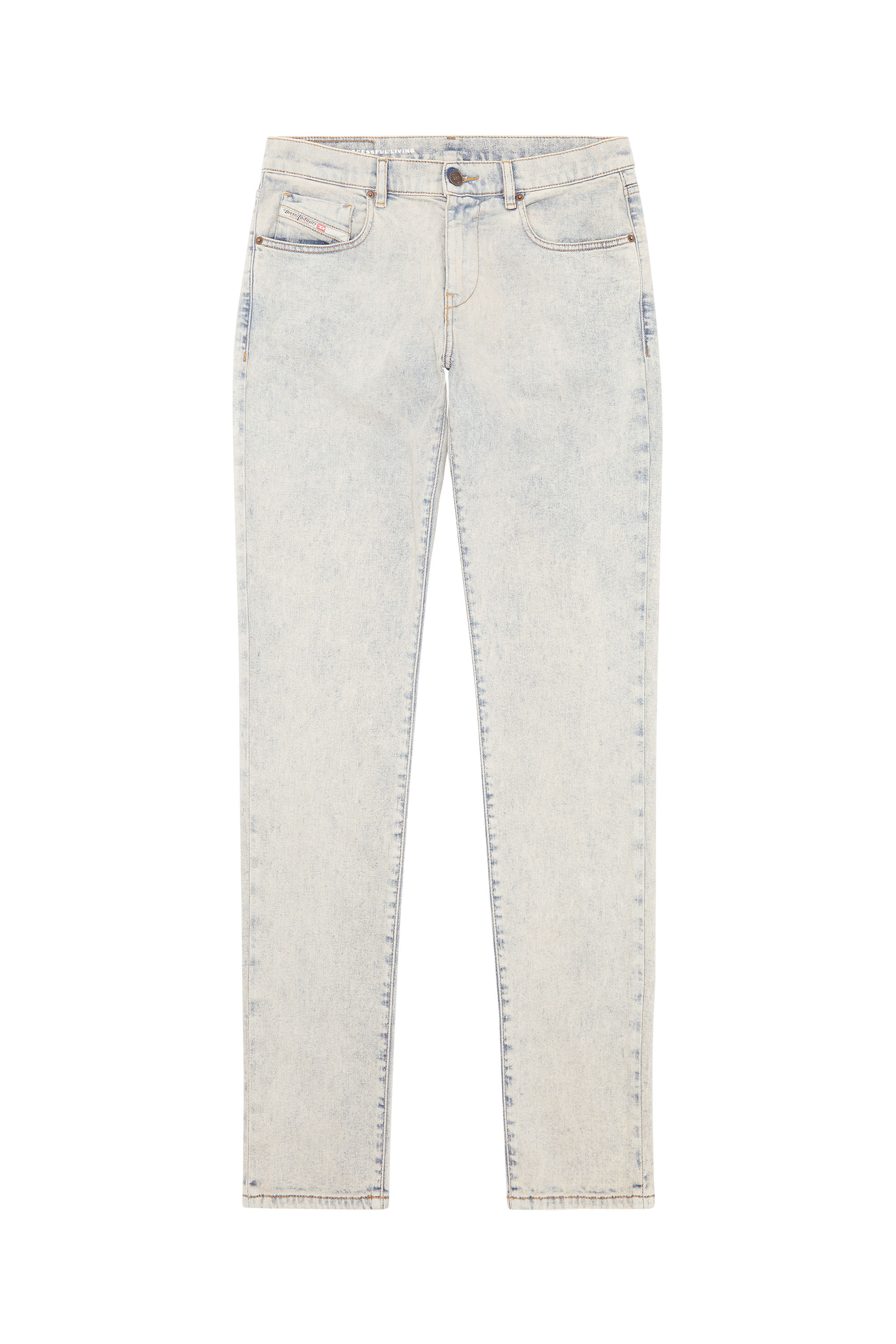 Diesel - Slim Jeans 2019 D-Strukt 09F12, Bleu moyen - Image 3