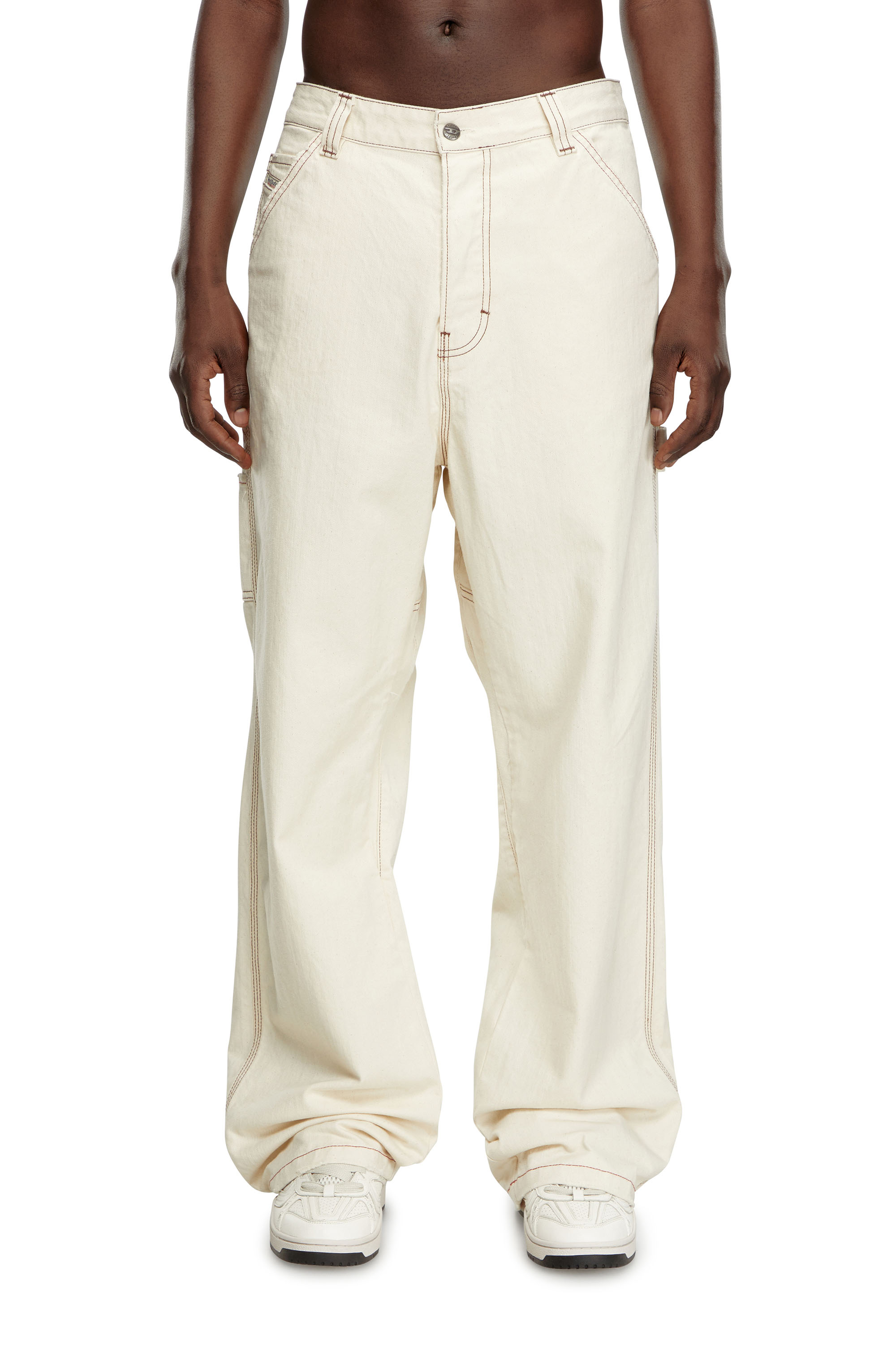 Diesel - Male's Relaxed Jeans D-Livery 0GRDQ, White - 1