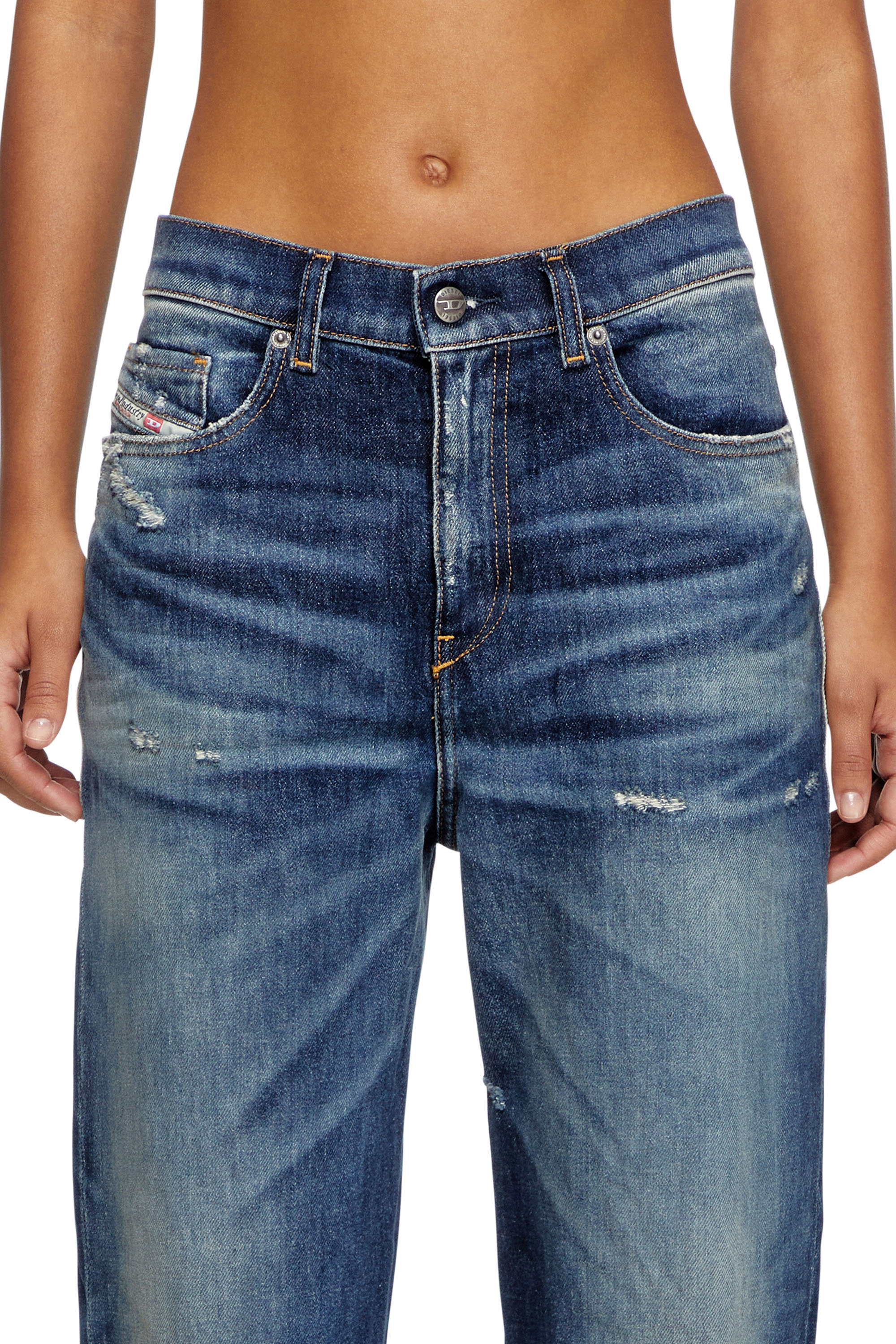 Diesel - Regular Jeans 2016 D-Air 09J56 Femme, Bleu Foncé - Image 3