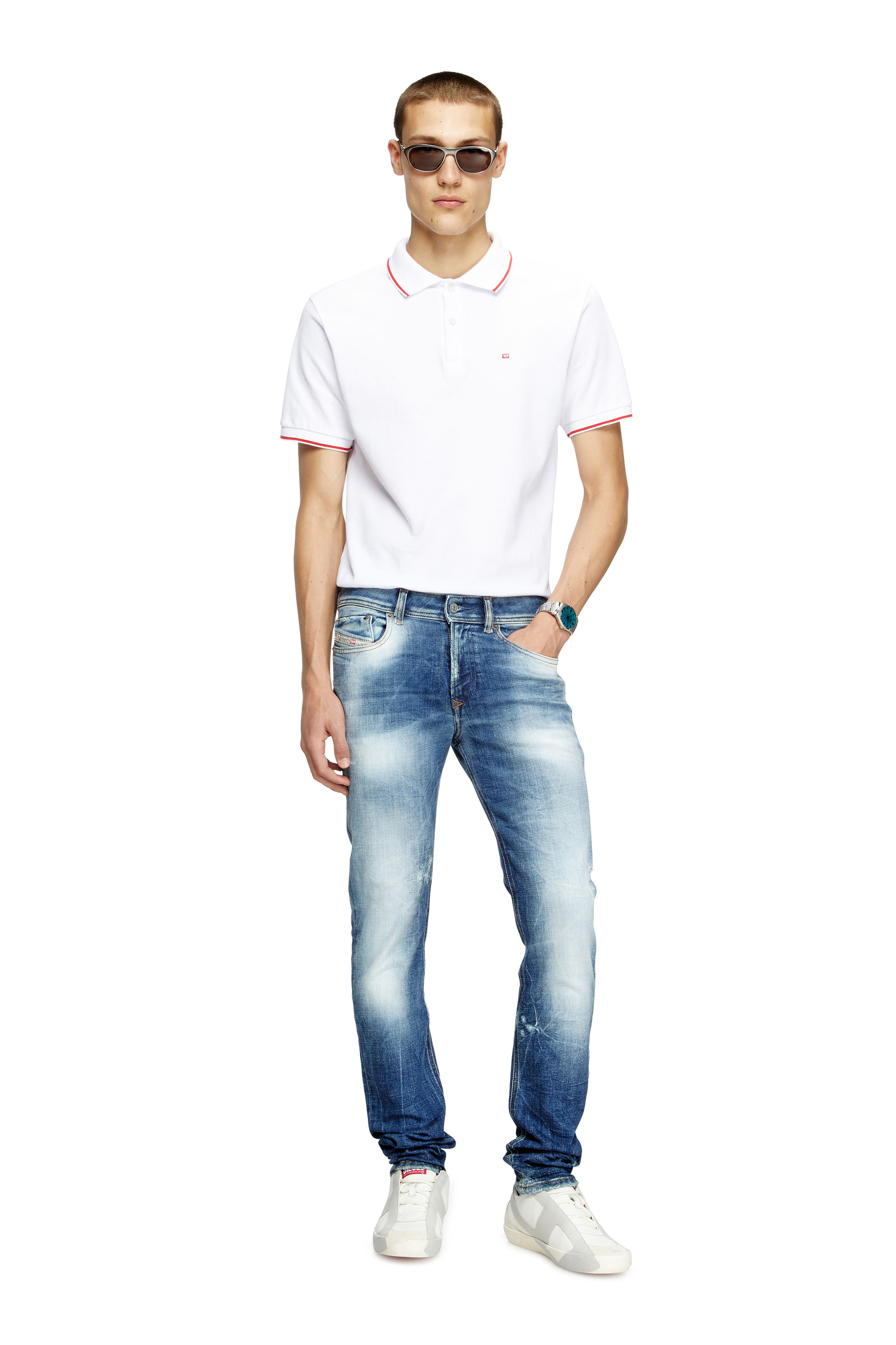 Diesel - Male's Skinny Jeans 1979 Sleenker 09M27, Dark Blue - 3