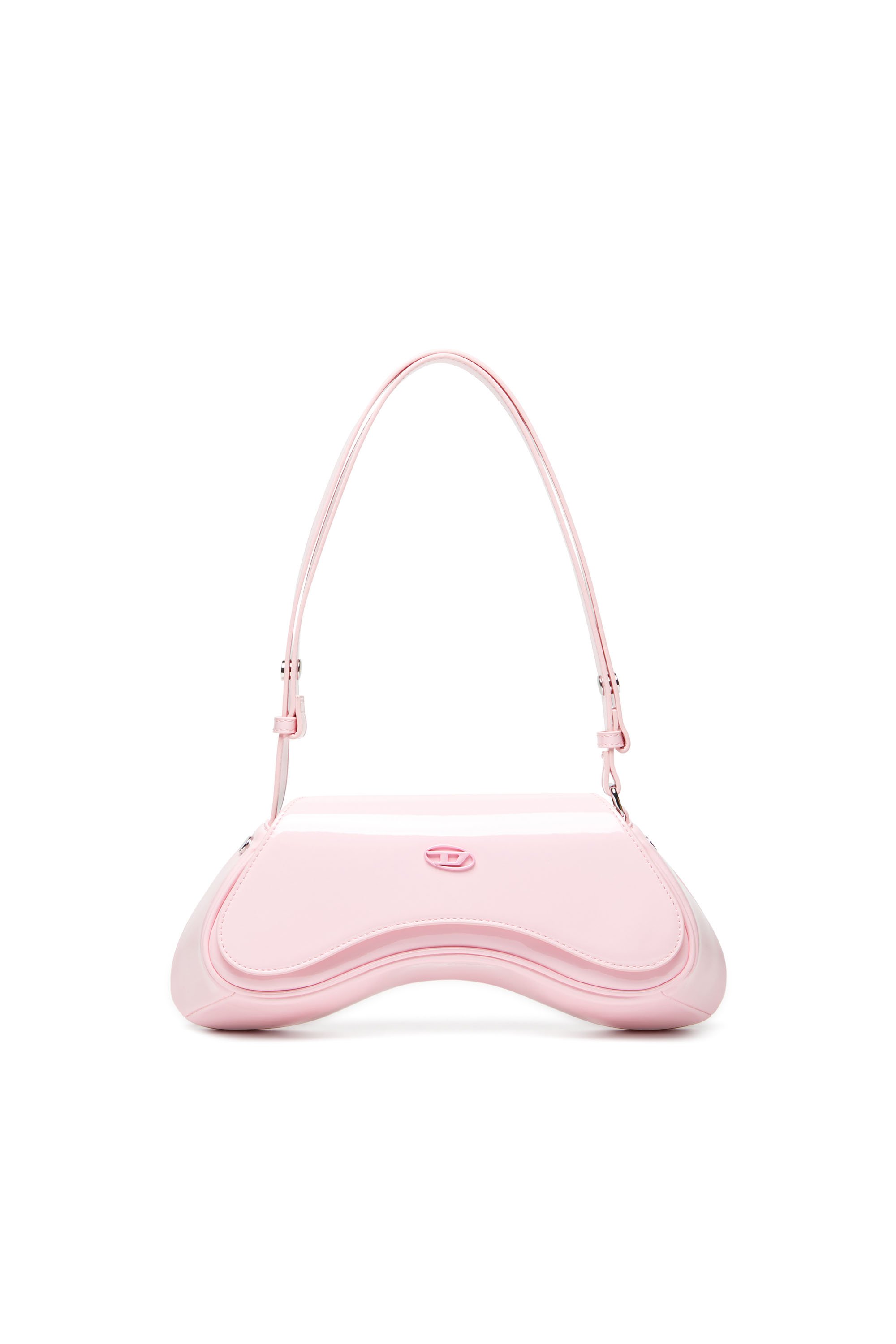 Diesel - PLAY CROSSBODY, Female's Crossbody bag in glossy PU in Pink - 1