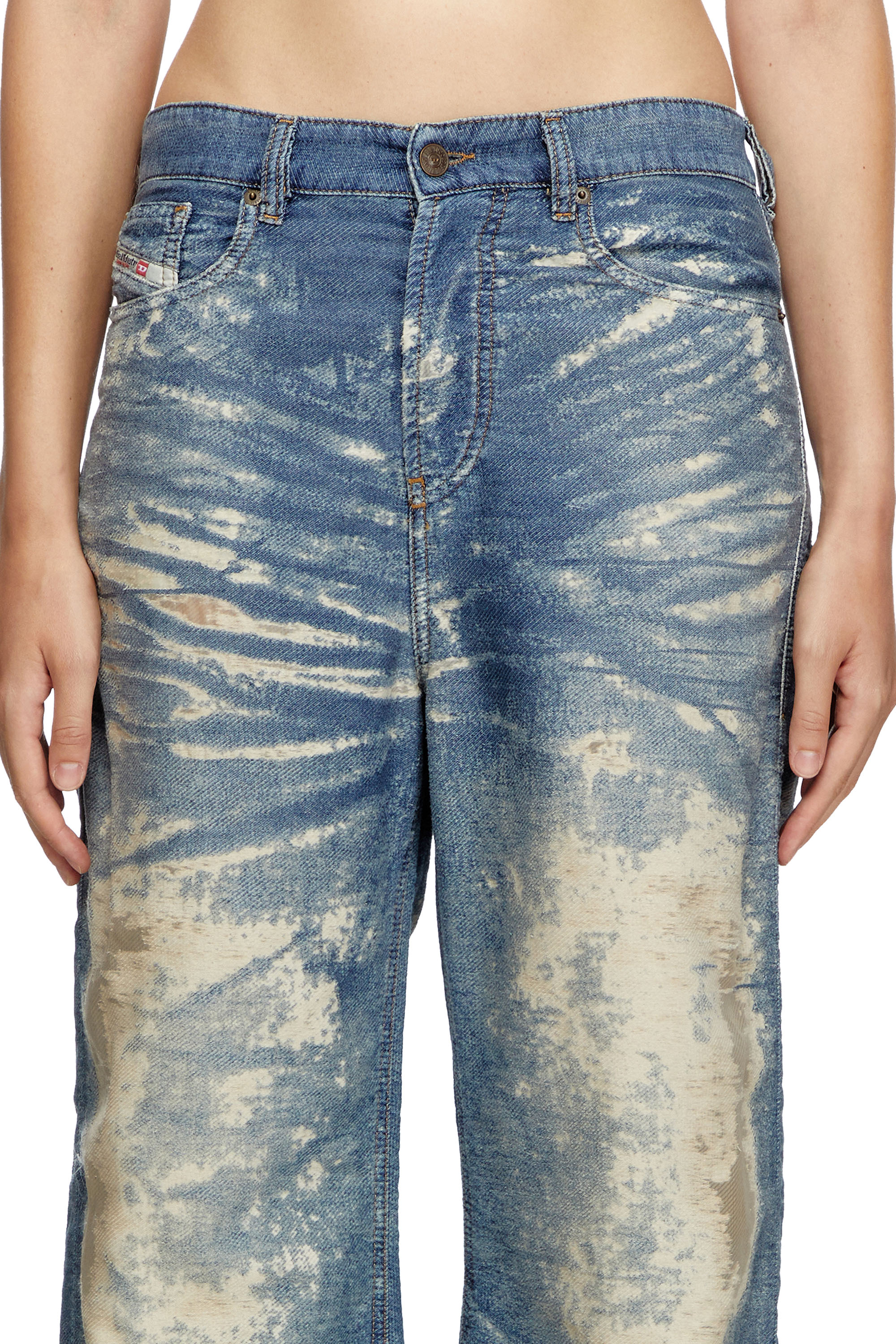 Diesel - Relaxed Jeans 1996 D-Sire 068RE Femme, Bleu moyen - Image 4