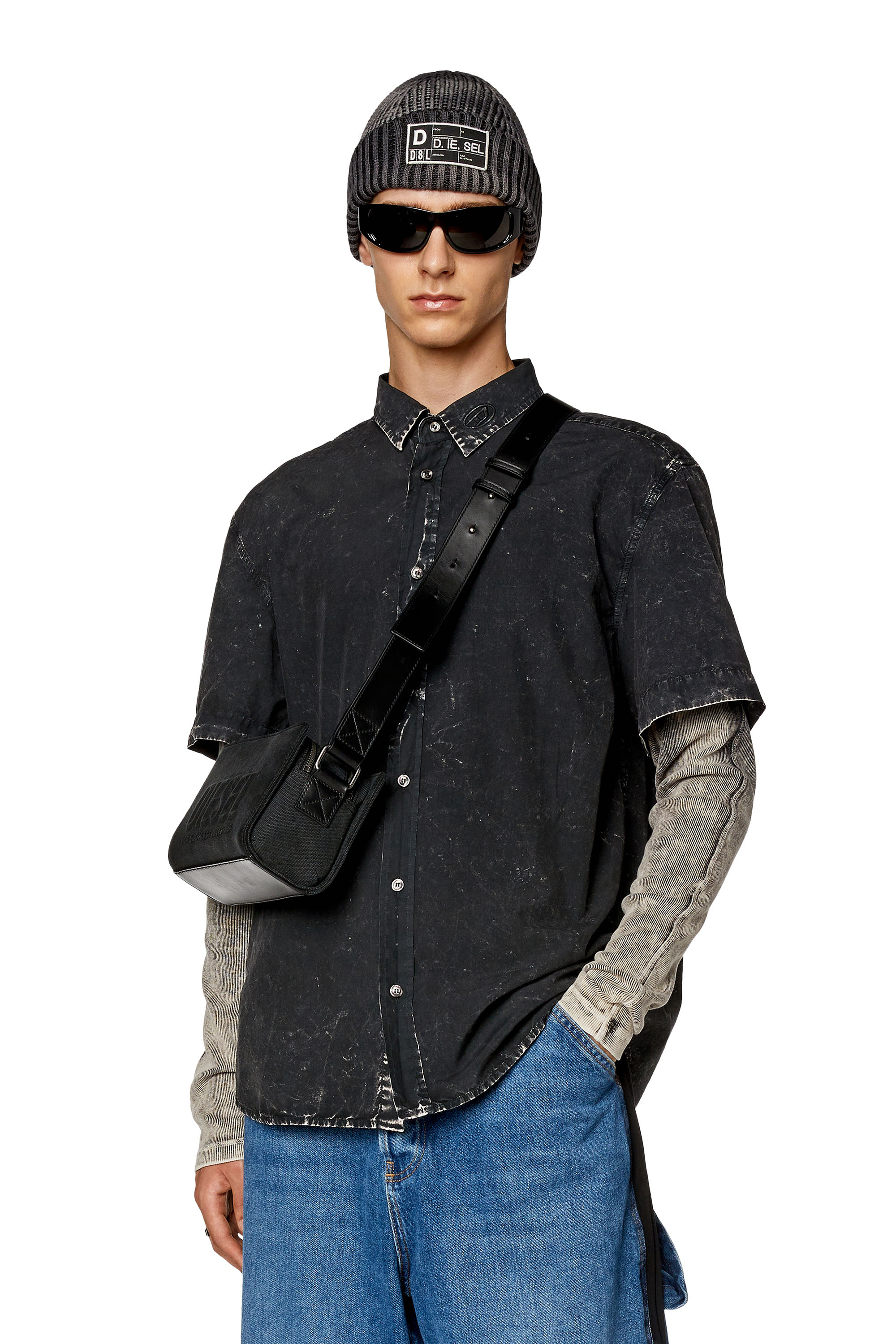 Diesel - S-MARL-A, Noir/Gris - Image 1