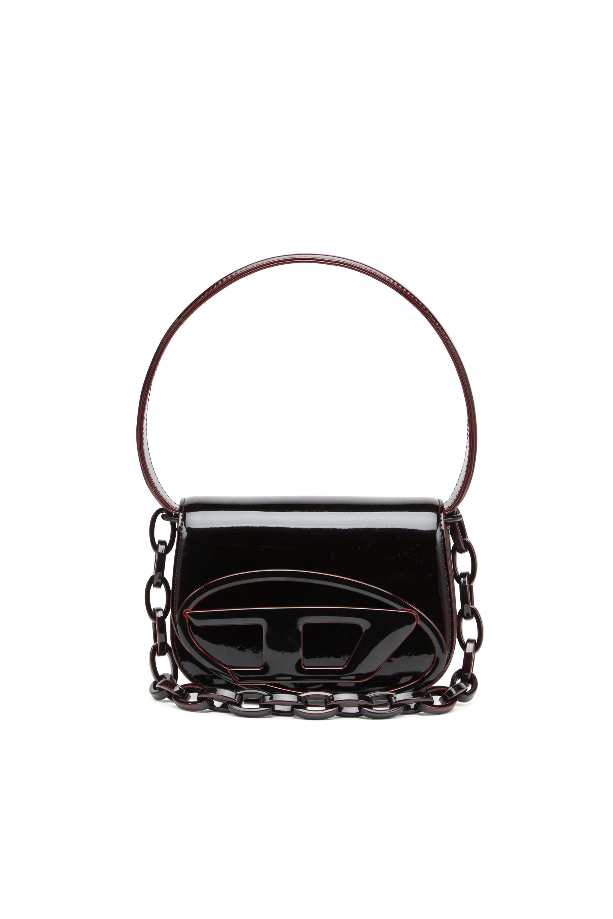 Diesel - 1DR, Female's 1DR-Iconic 1DR bag in liquid PU in Burgundy - 1