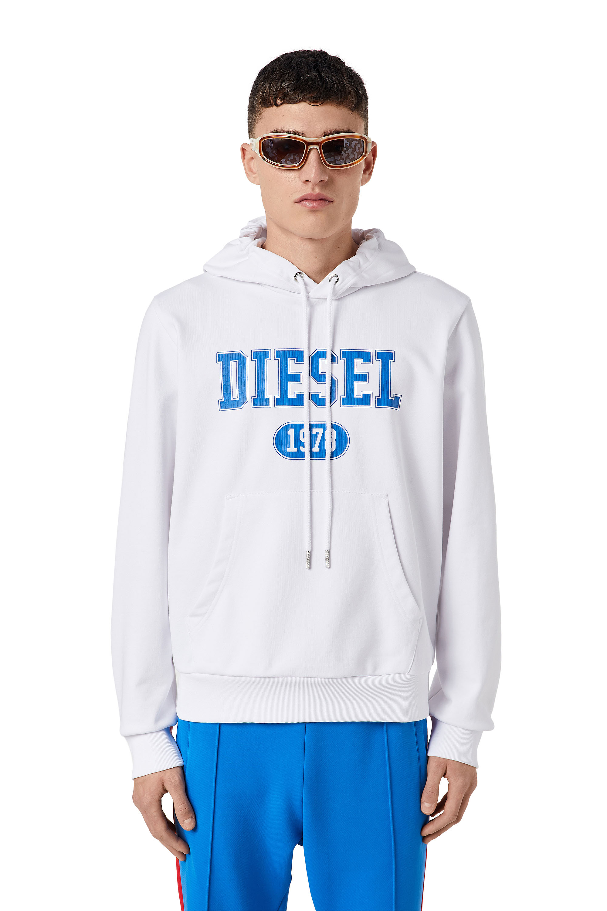 Diesel - S-GINN-HOOD-K25, Blanc - Image 1