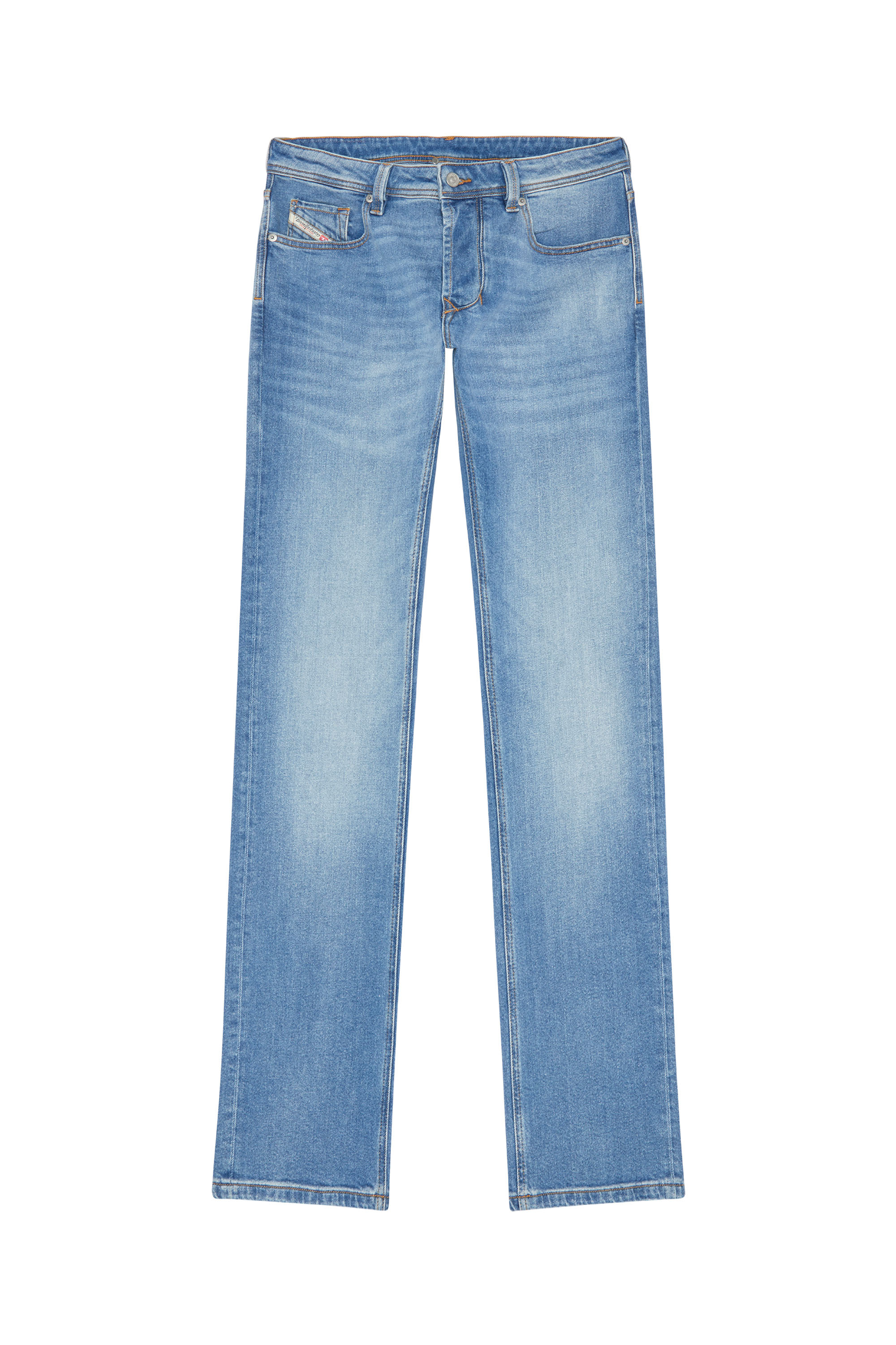 Diesel - Larkee 0ENAS Straight Jeans, Light Blue - Image 5