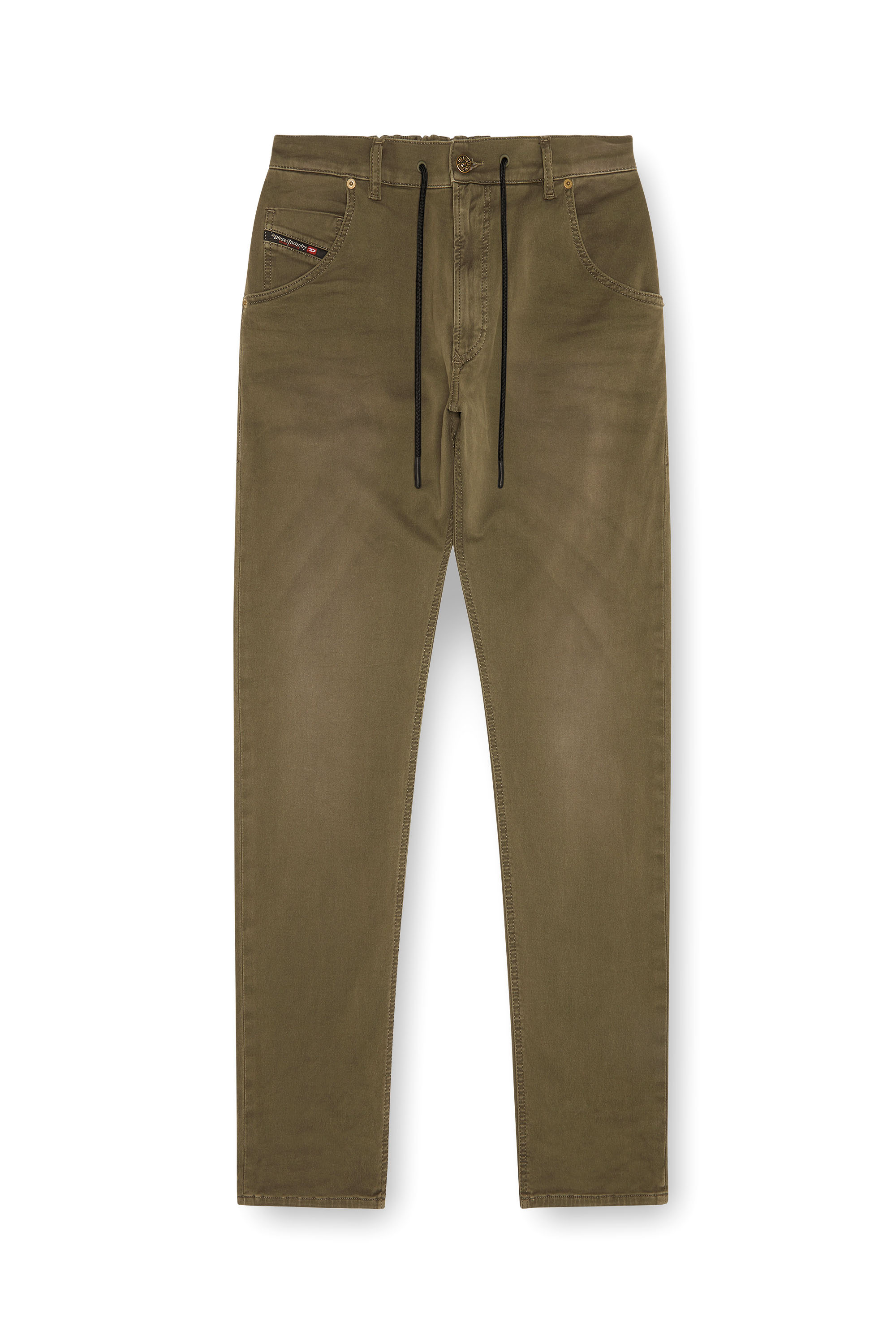 Diesel - Male Tapered 2030 D-Krooley Joggjeans® 0670M, Military Green - Image 5