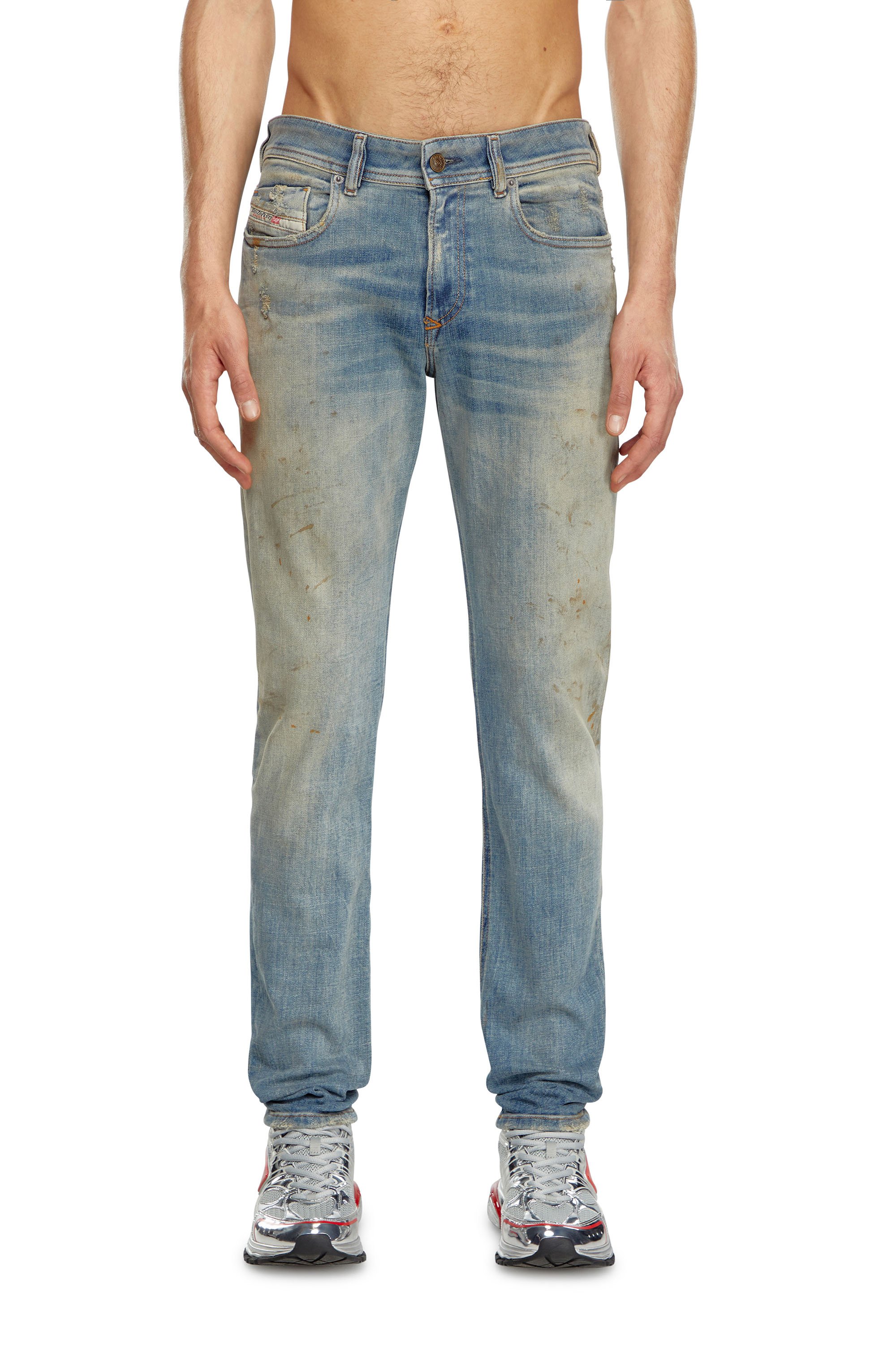 Diesel - Male Skinny Jeans 1979 Sleenker 09J25, Medium Blue - Image 1