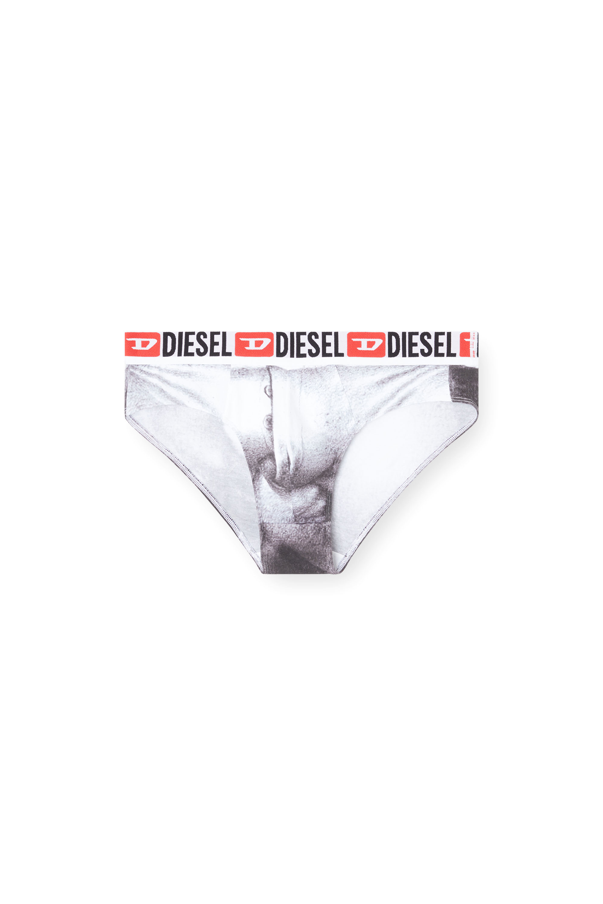Diesel - PR-ANDRE, Slip avec imprimé graphique Homme in Blanc - 4