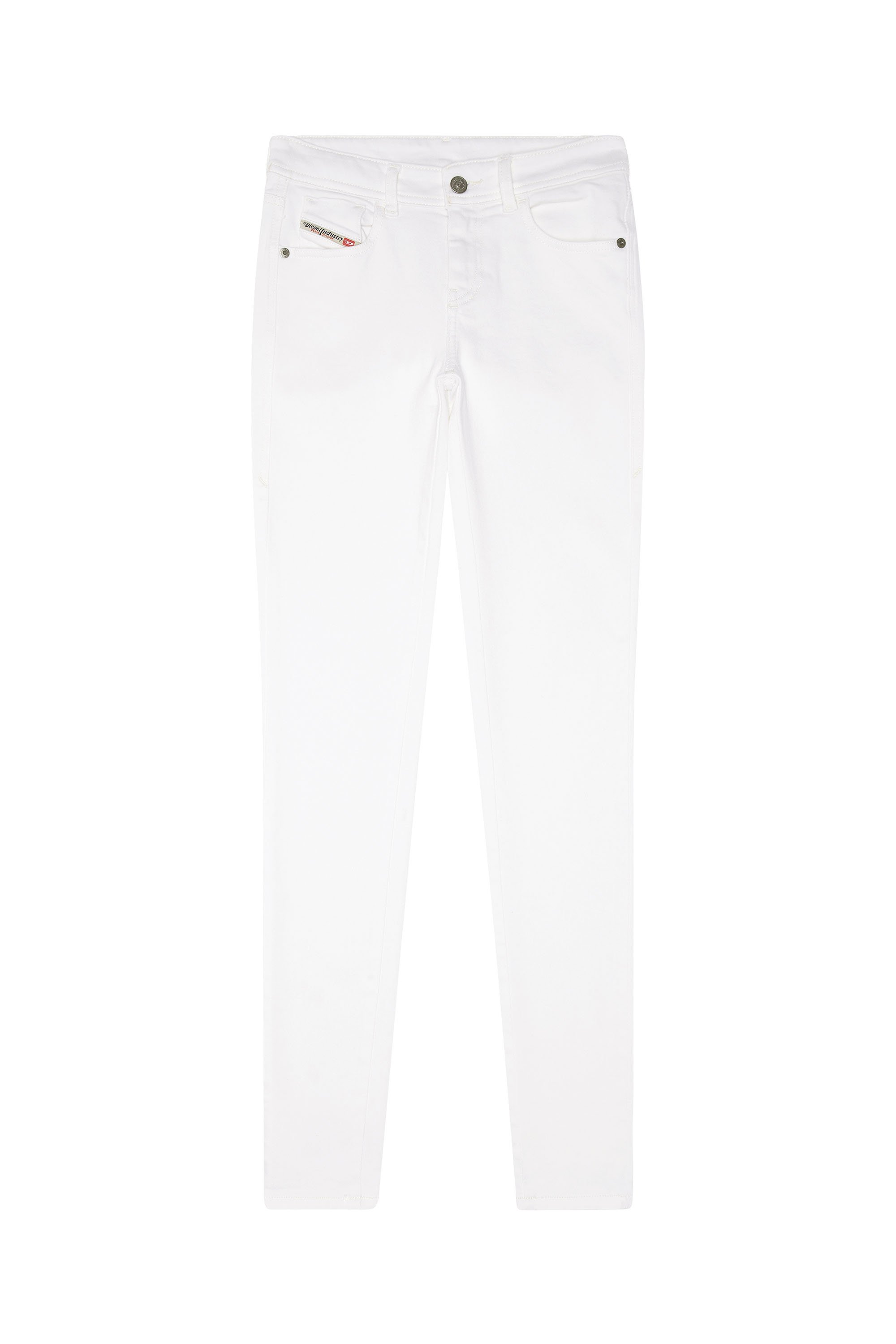 Diesel - Super skinny Jeans 2017 Slandy 09F90, Blanc - Image 1