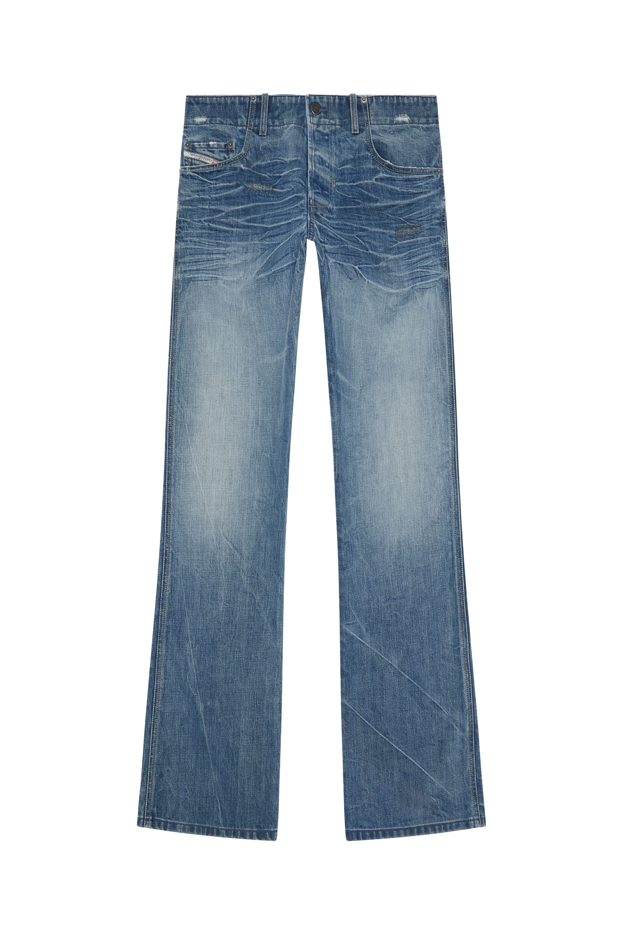 Diesel - Bootcut Jeans D-Backler 09I01, Bleu moyen - Image 5