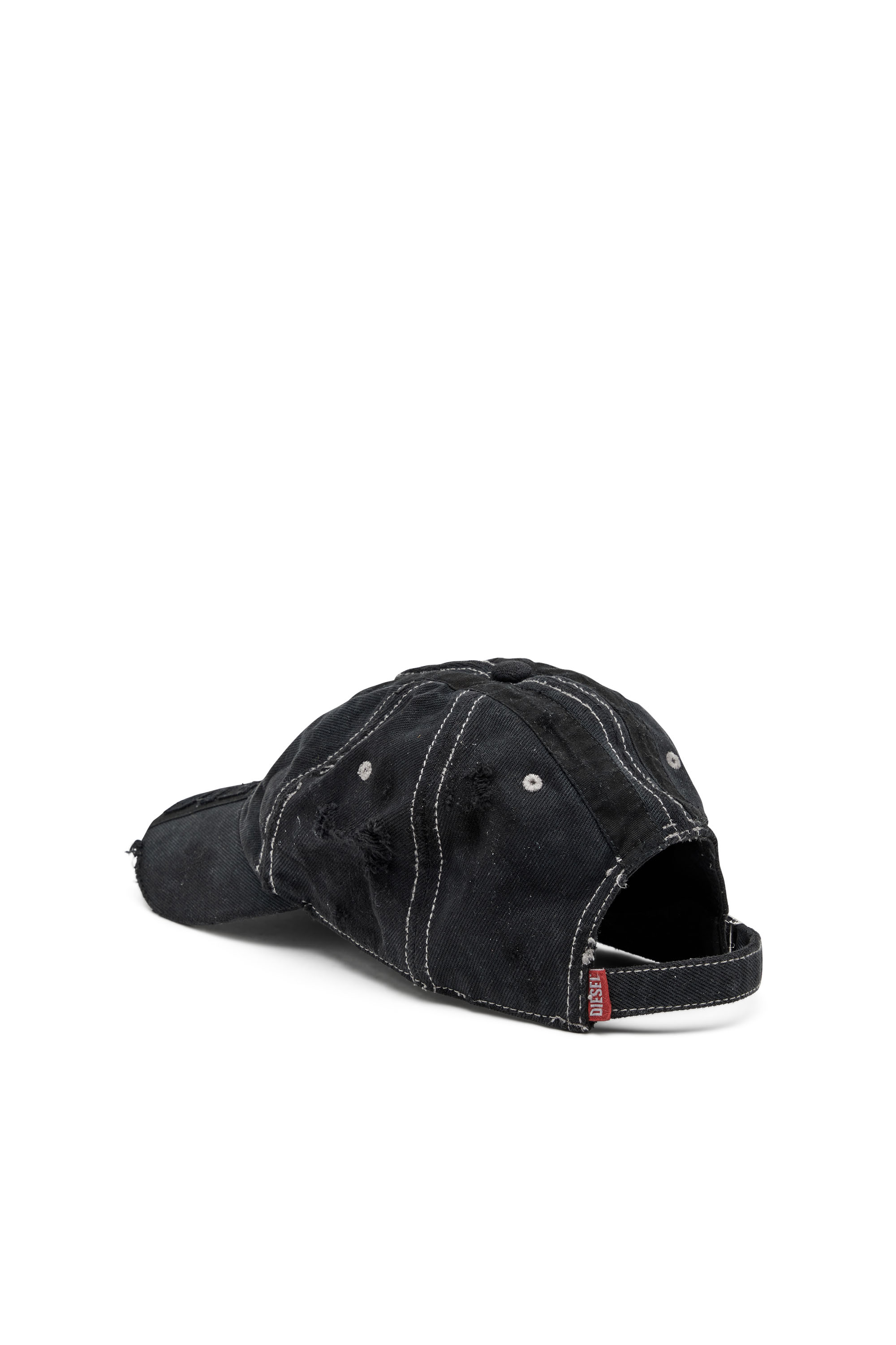 Diesel - C-GEIR, Male Baseball cap with patches in Black - Image 2