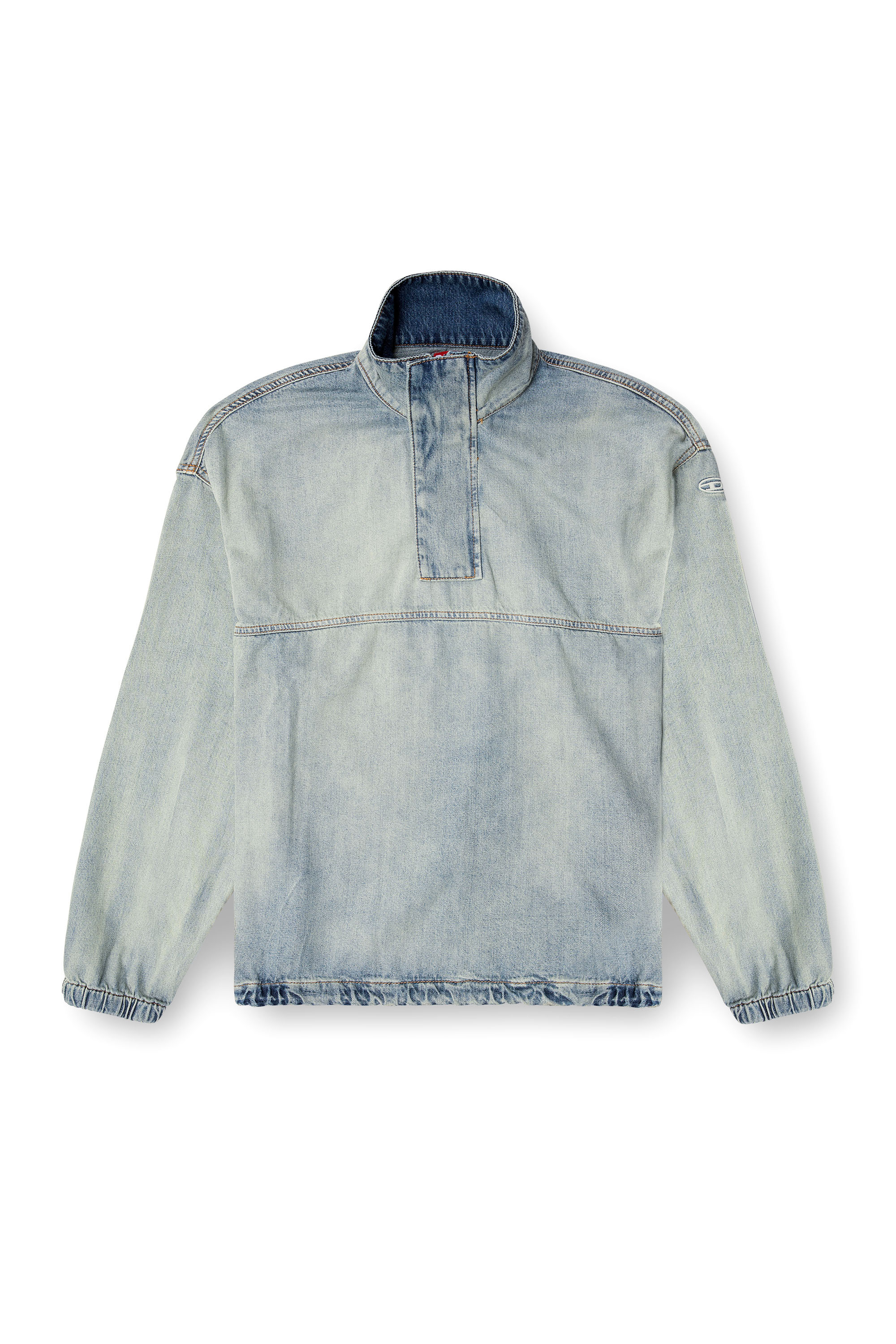 Diesel - D-FLOW-S1, Pull en denim bicolore clair Mixte in Bleu - 7