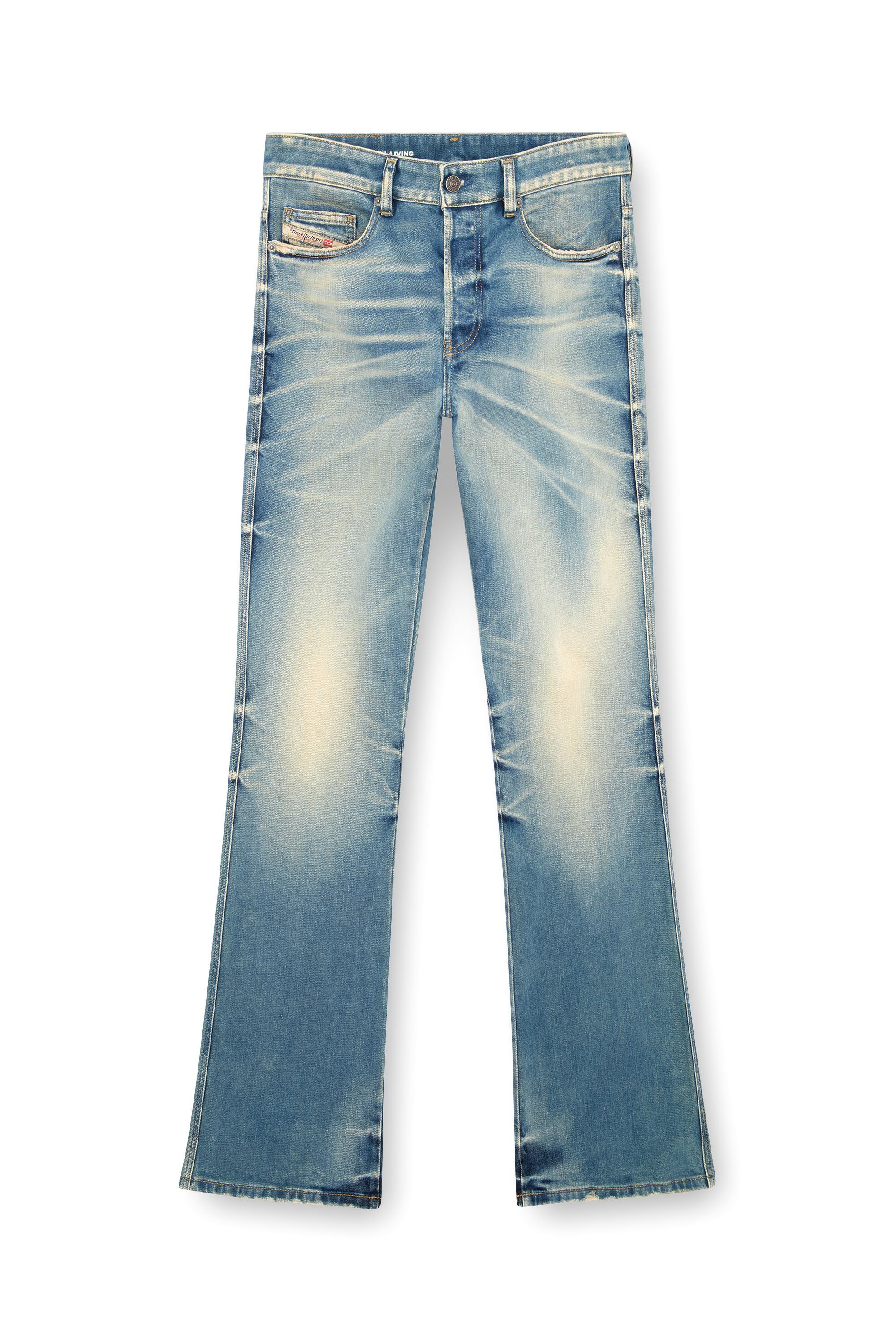 Diesel - Male Bootcut Jeans 1998 D-Buck 09J62, Medium Blue - Image 3