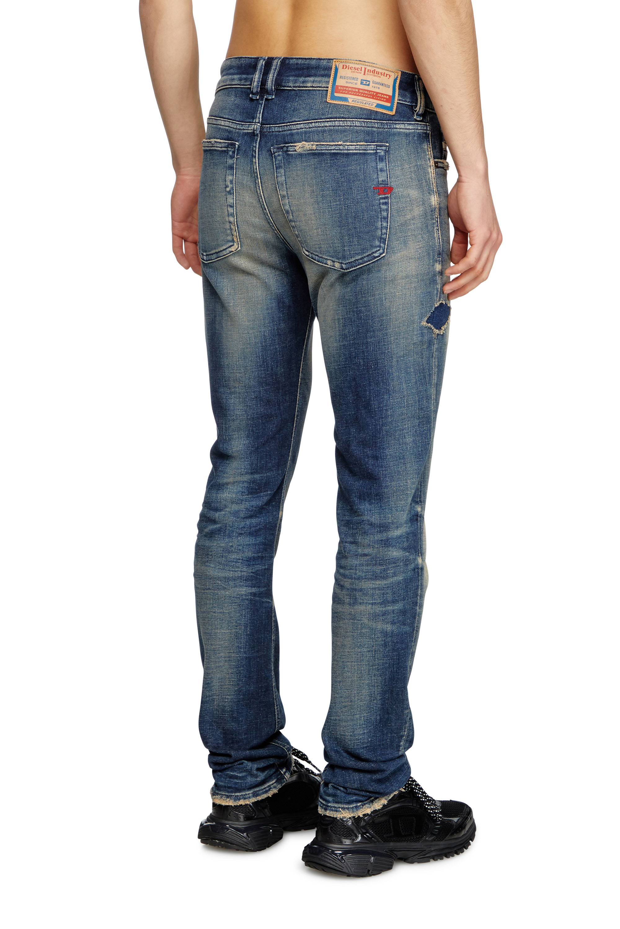 Diesel - Skinny Jeans 1979 Sleenker 09K74 Homme, Bleu Foncé - Image 4