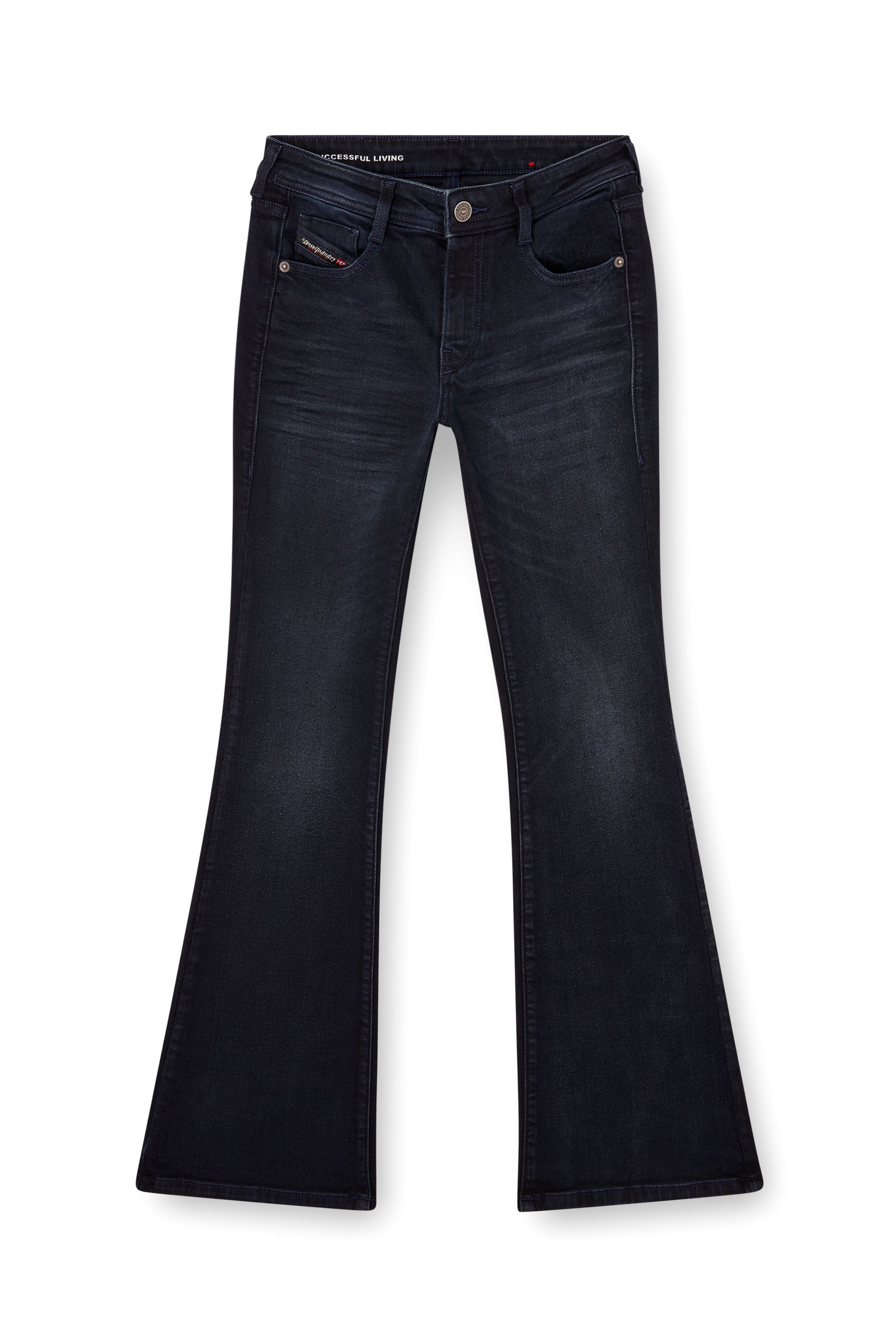 Diesel - Bootcut Jeans 1969 D-Ebbey 0BMBU Femme, Bleu Foncé - Image 3