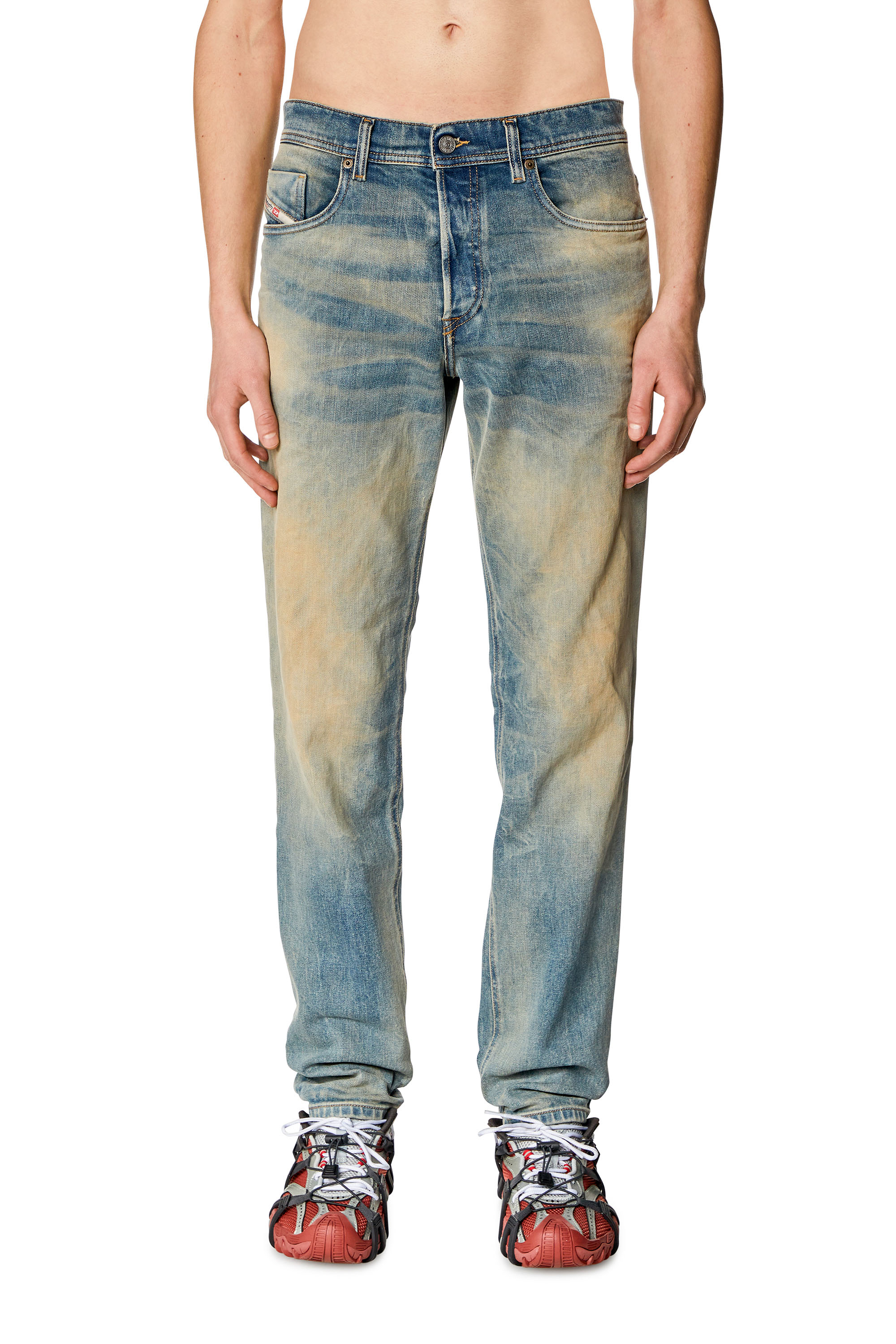 Diesel - Tapered Jeans 2023 D-Finitive 09H78, Bleu moyen - Image 2
