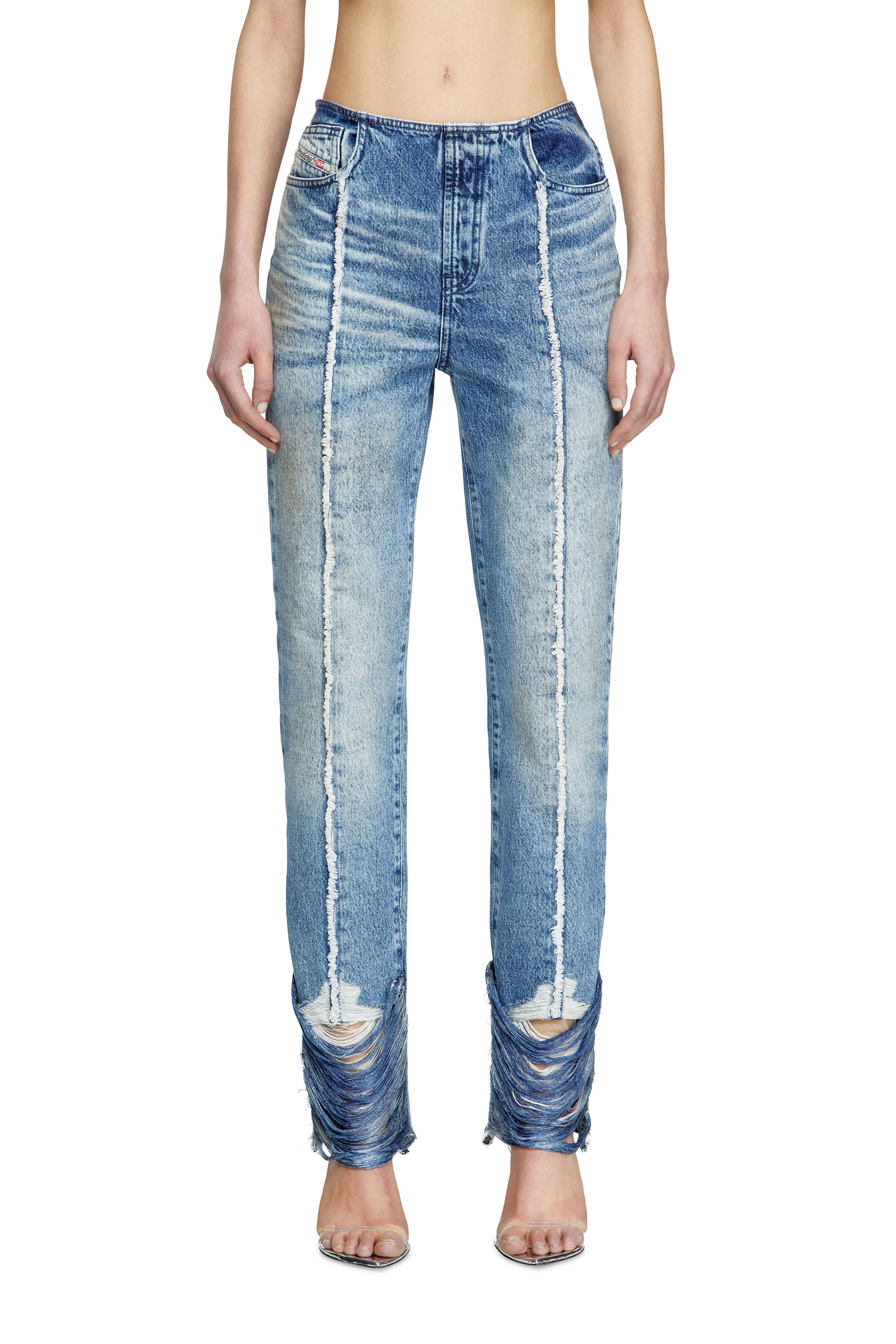 Diesel - Female's Bootcut Jeans D-Ginna 0CMBM, Medium Blue - 1