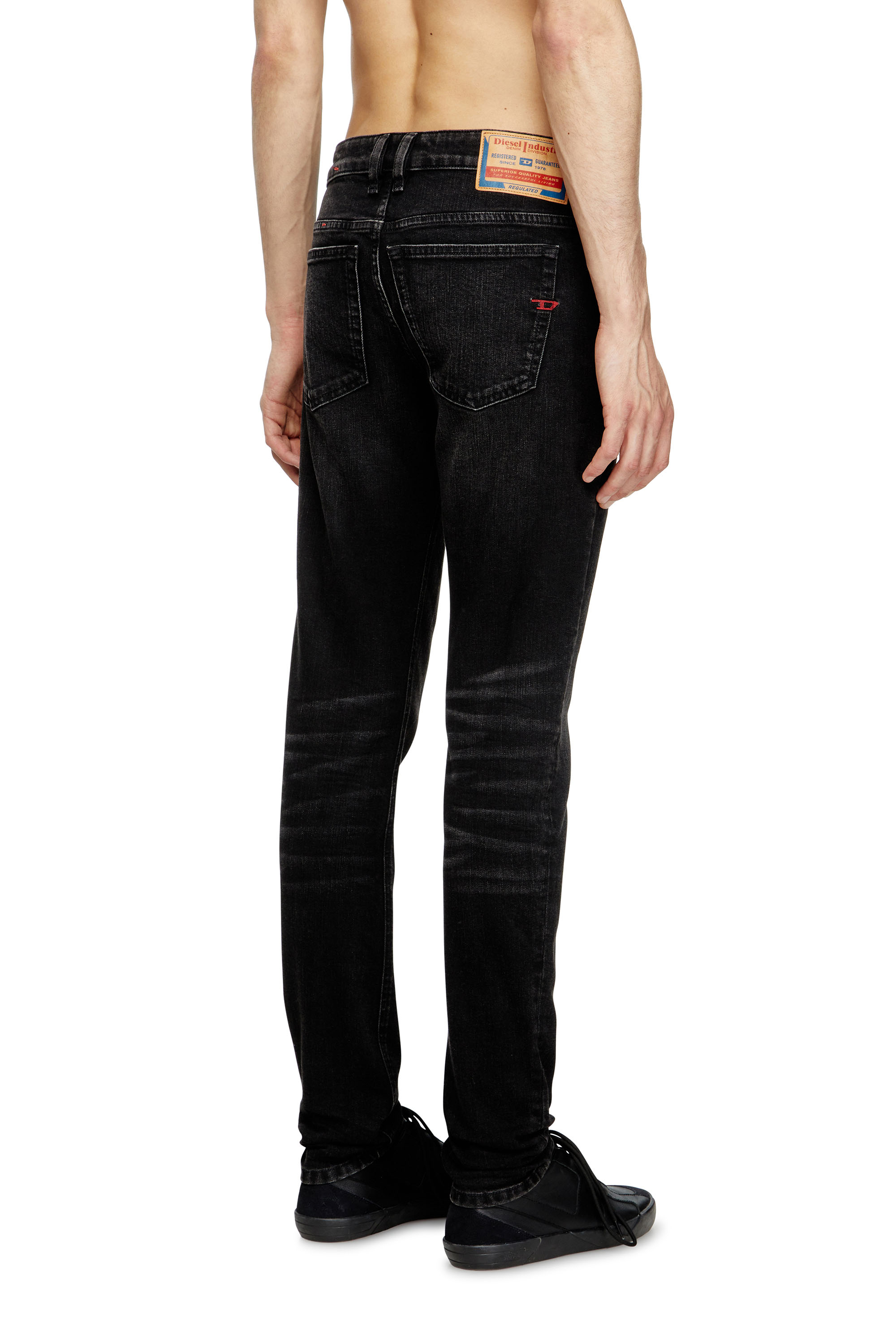 Diesel - Male's Skinny Jeans 1979 Sleenker 0GRDA, Black/Dark Grey - 4