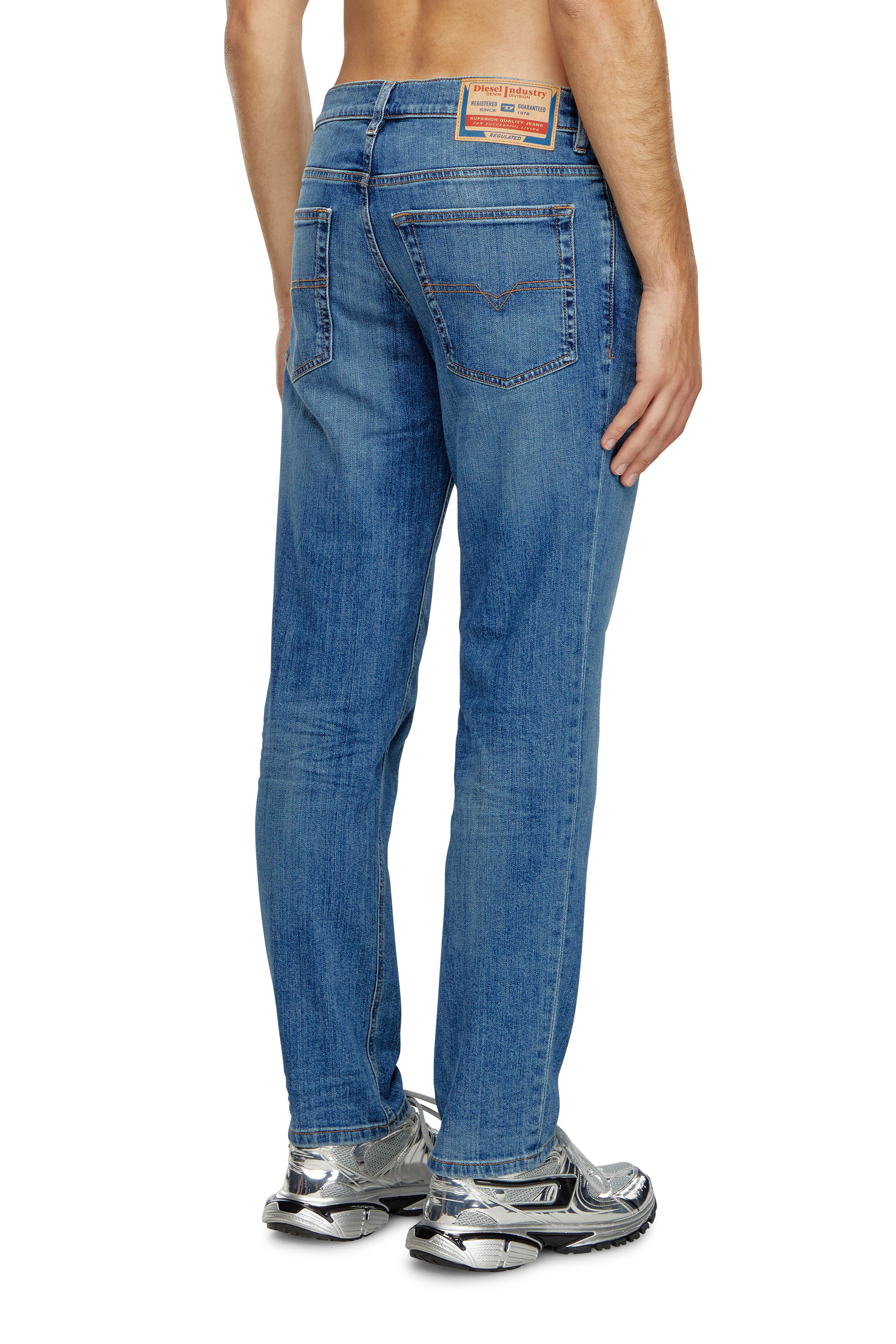 Diesel - Male's Tapered Jeans 2023 D-Finitive 0KIAL, Light Blue - 4