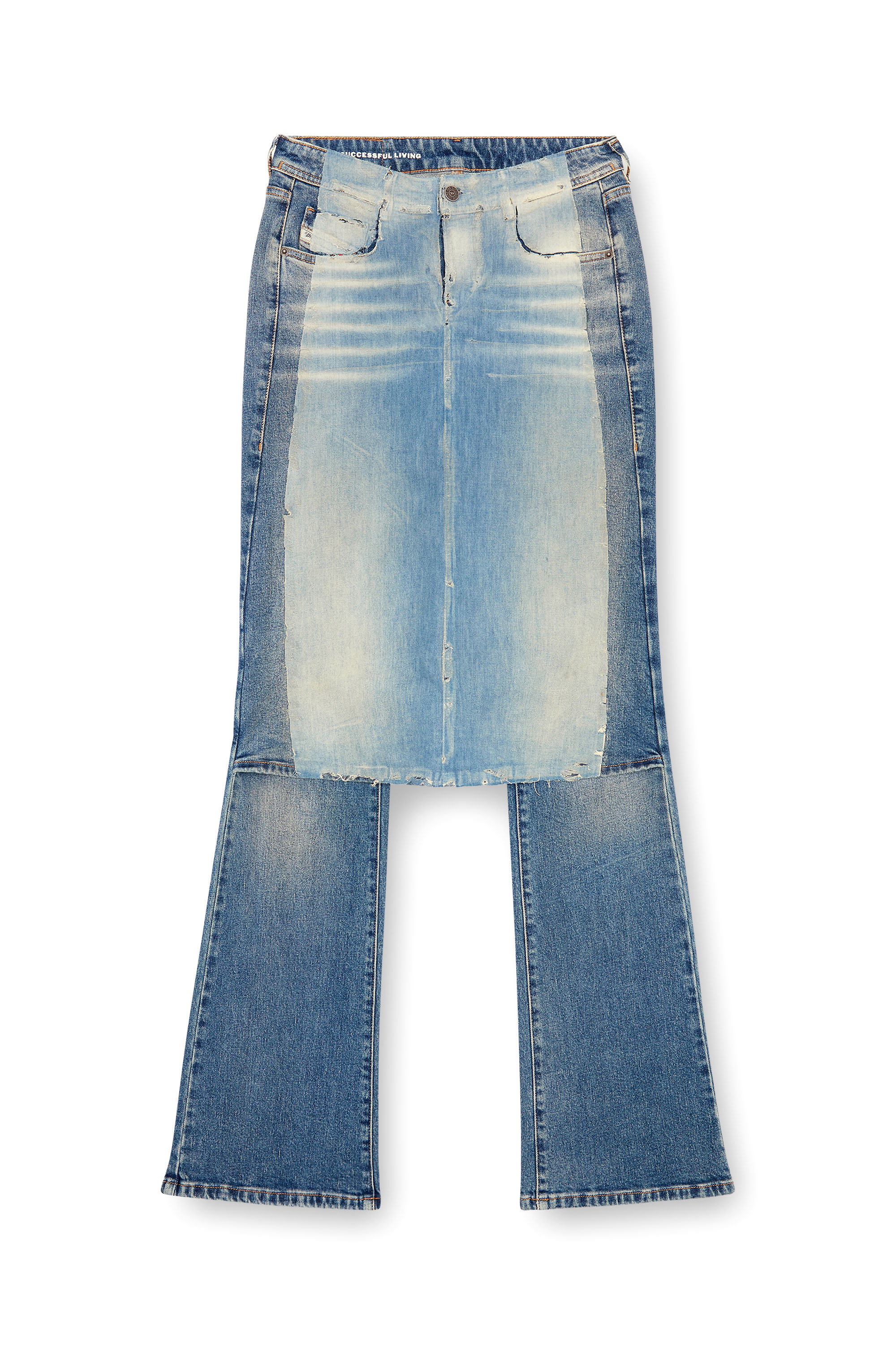 Diesel - Female Bootcut and Flare Jeans D-Sel 007X8, Medium Blue - Image 3