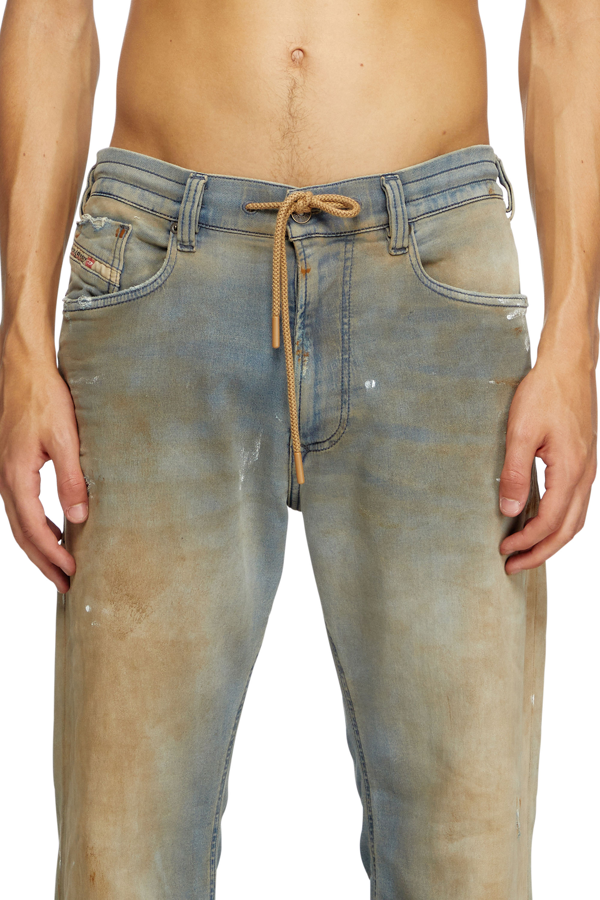 Diesel - Relaxed 2080 D-Reel Joggjeans® 068QL Homme, Bleu Clair - Image 5