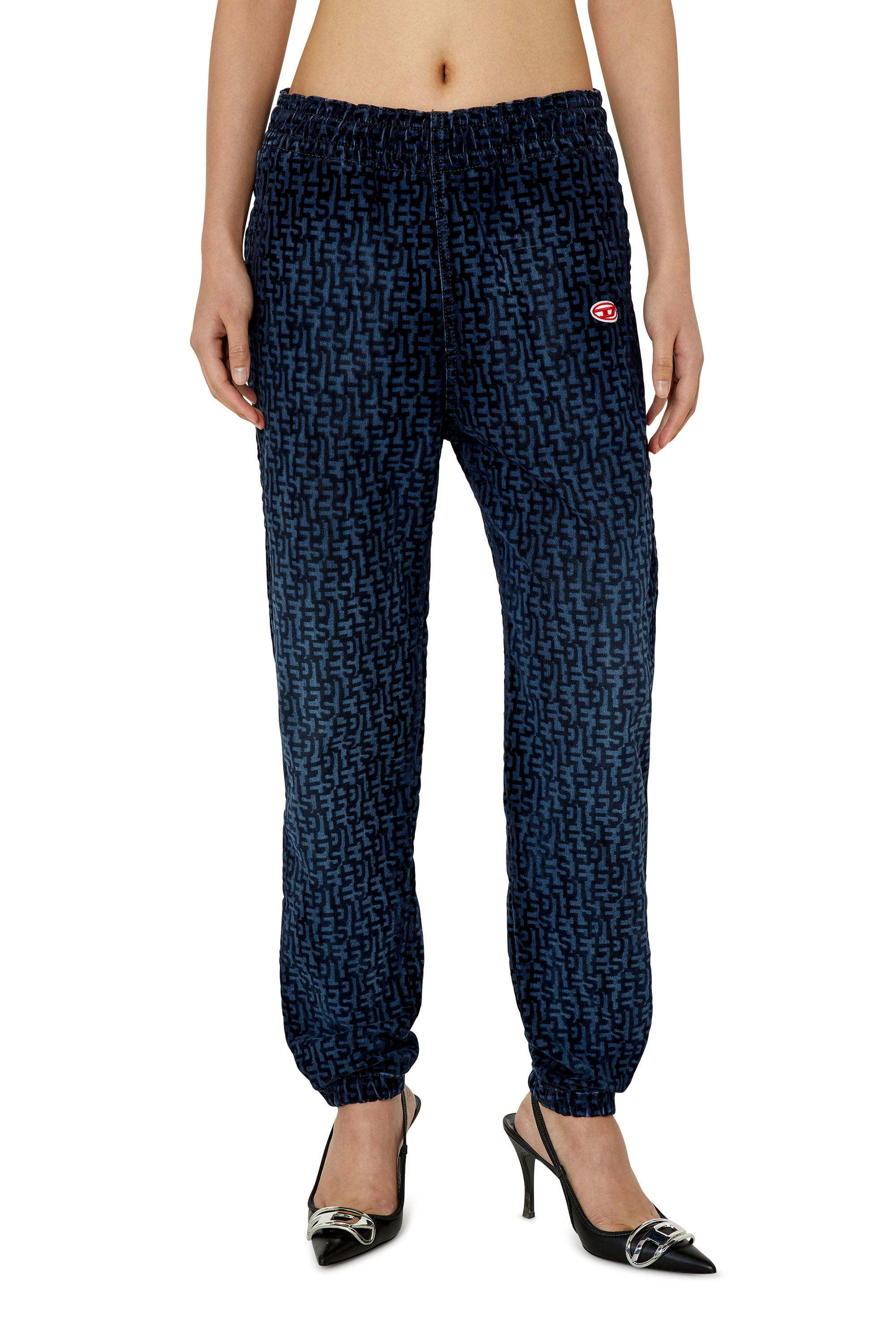 Diesel - Tapered D-Lab Track Denim 068BY, Bleu Foncé - Image 5