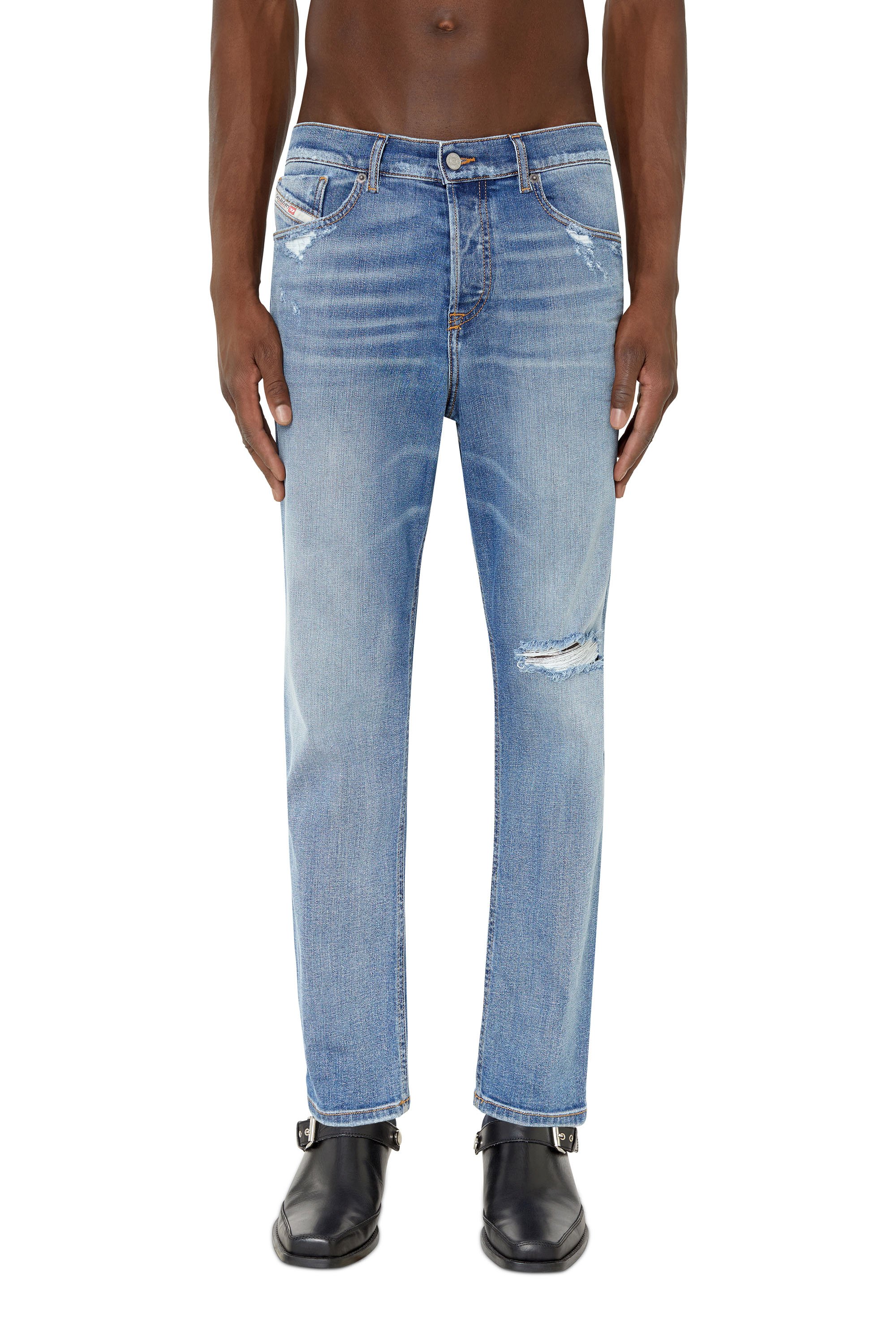 Diesel - 2005 D-Fining 09E17 Tapered Jeans, Bleu Clair - Image 1